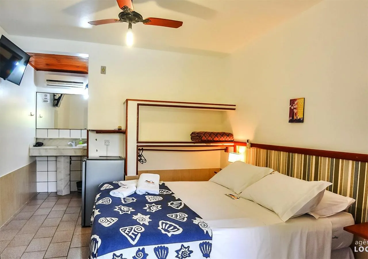 Photo of the whole room, Bed in Pousada Palhocinha Garopaba