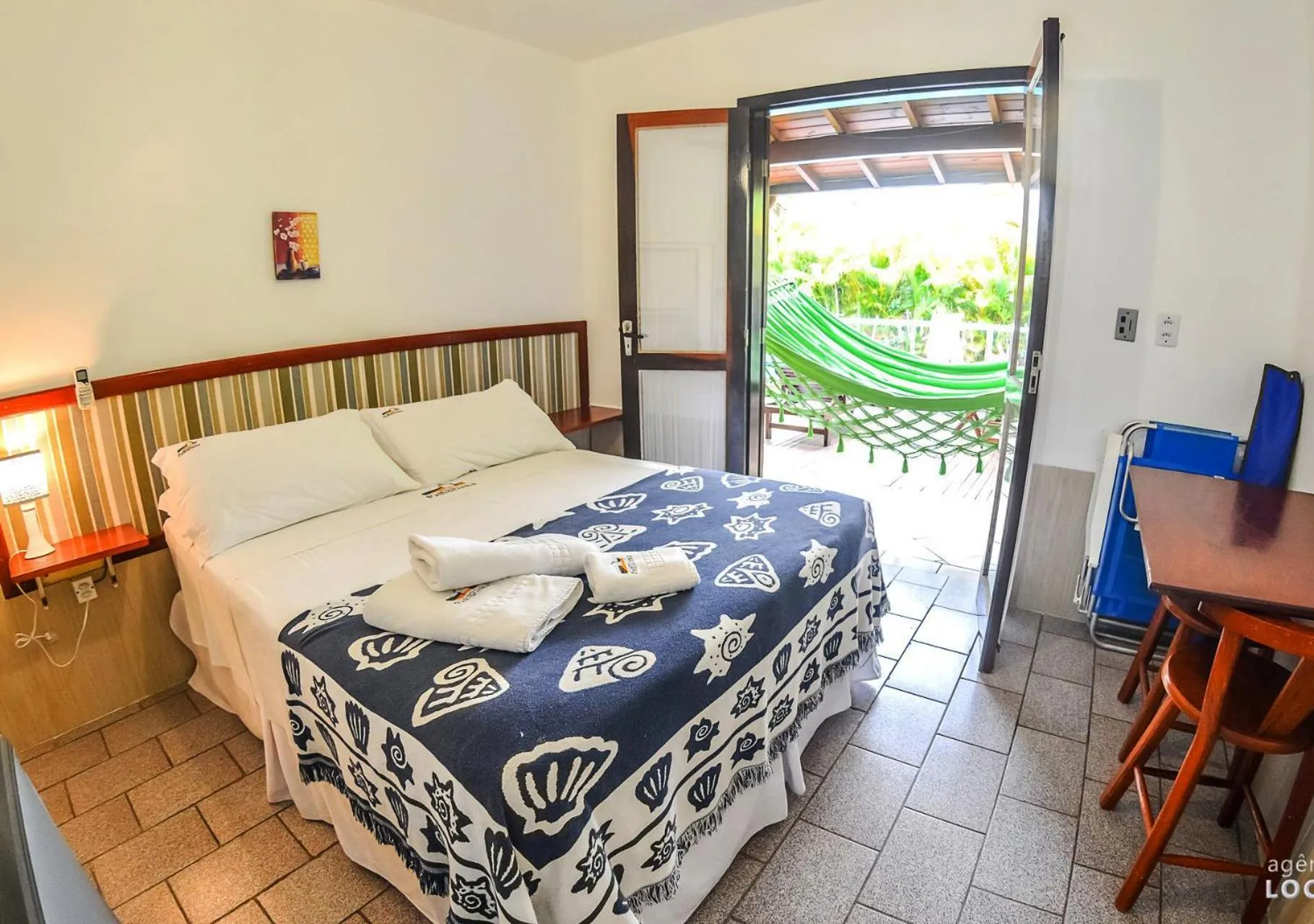 Bed in Pousada Palhocinha Garopaba