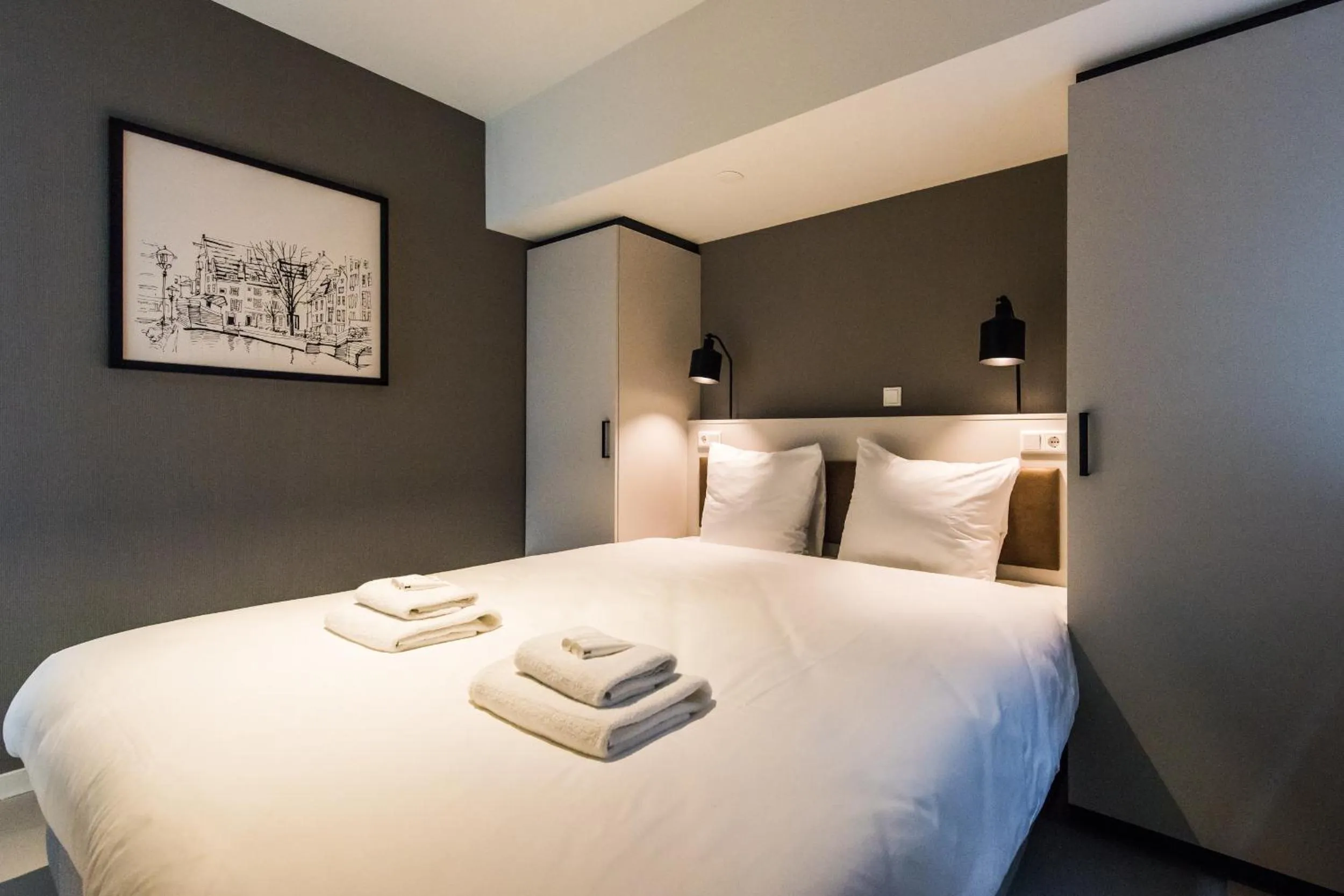 Bed in YAYS Amsterdam East by Numa