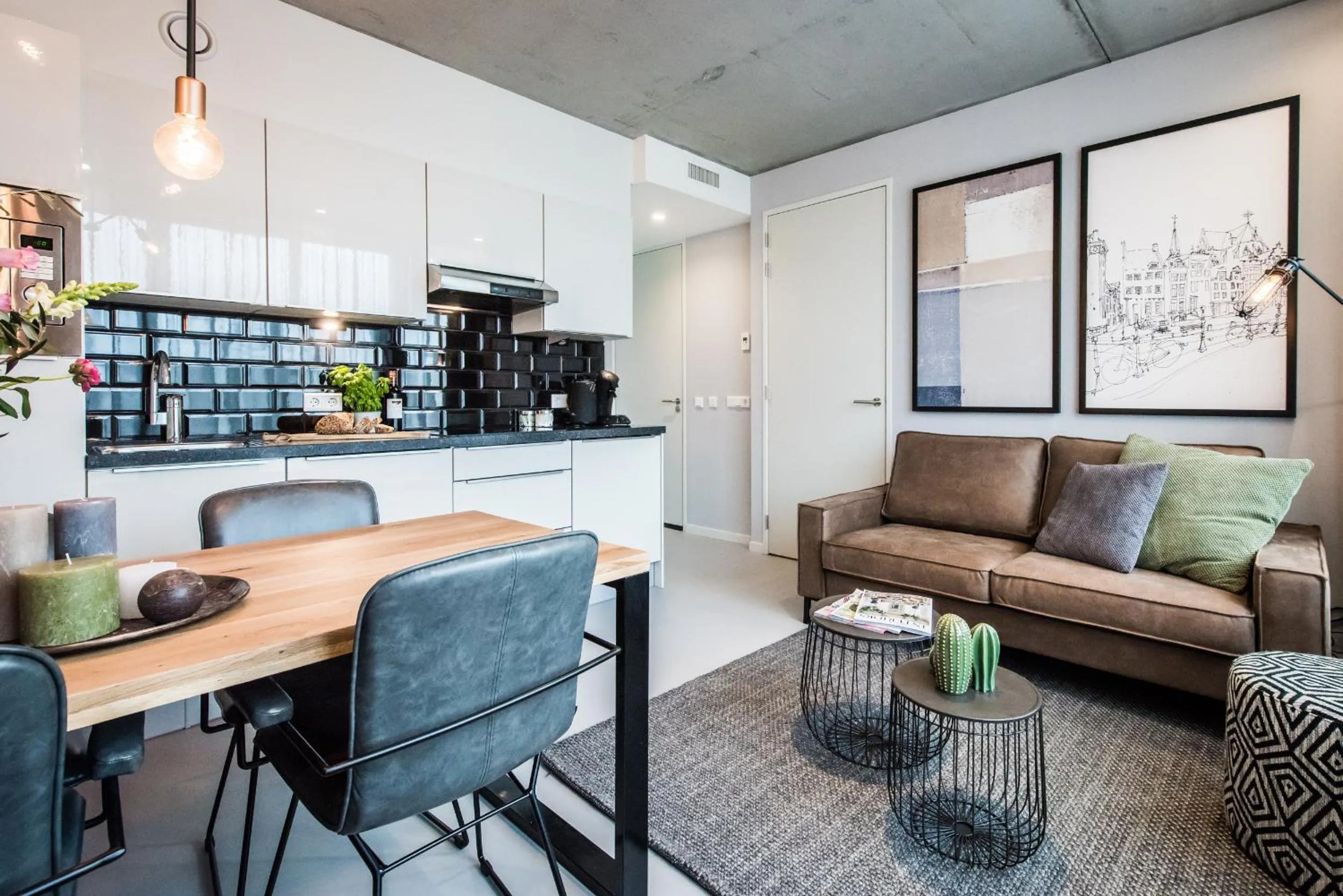 Kitchen or kitchenette in YAYS Amsterdam East by Numa