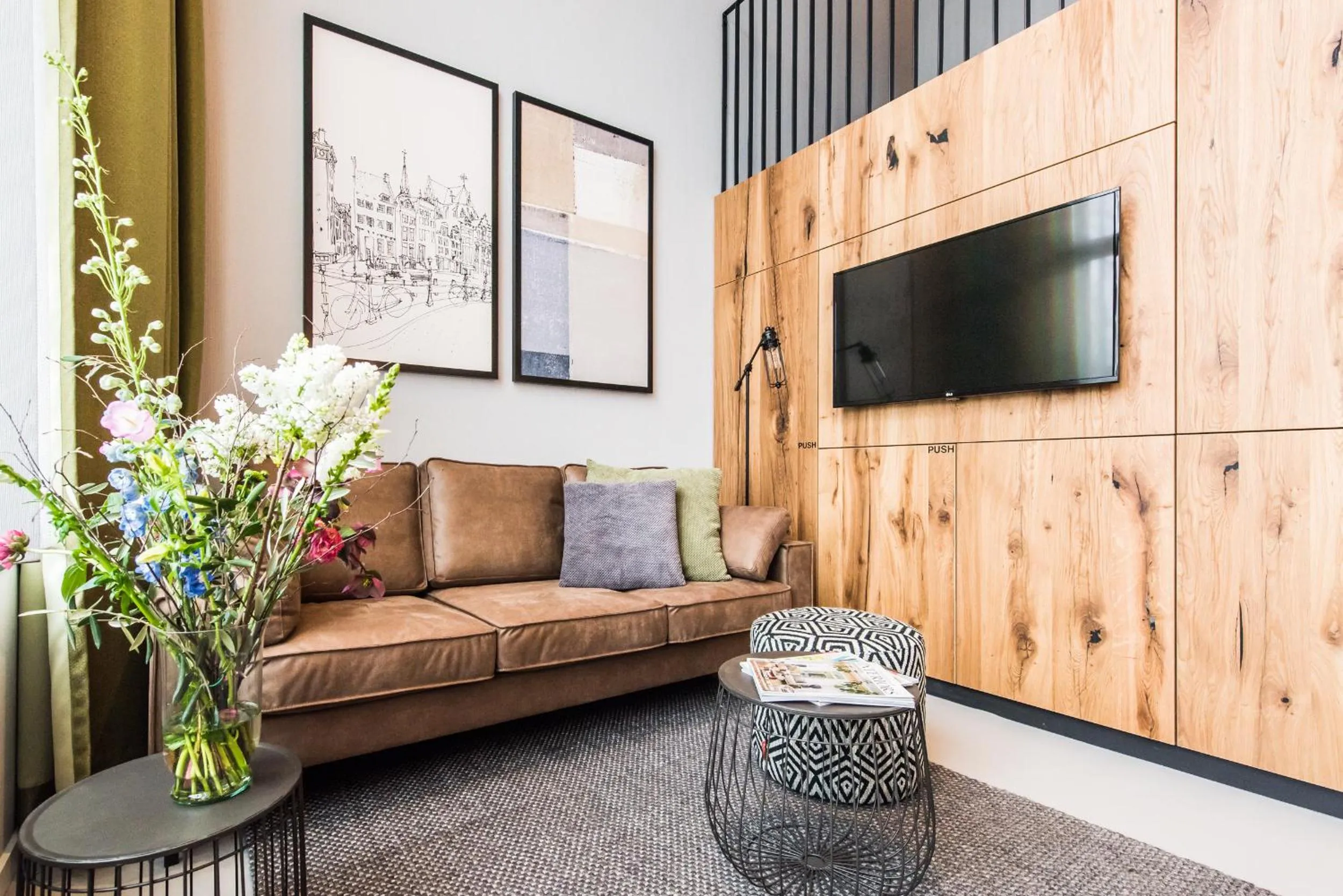 Living room in YAYS Amsterdam East by Numa