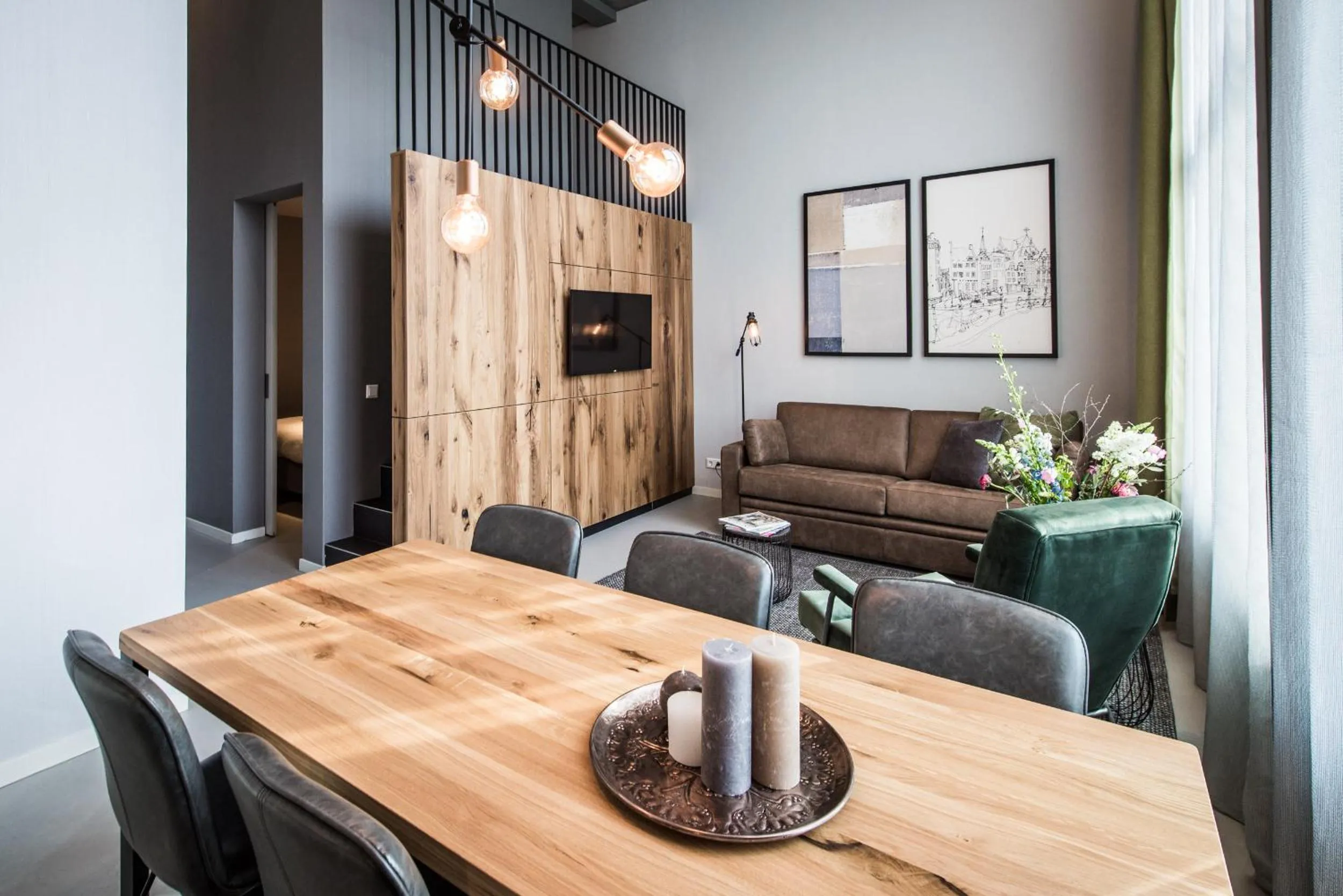 Living room in YAYS Amsterdam East by Numa