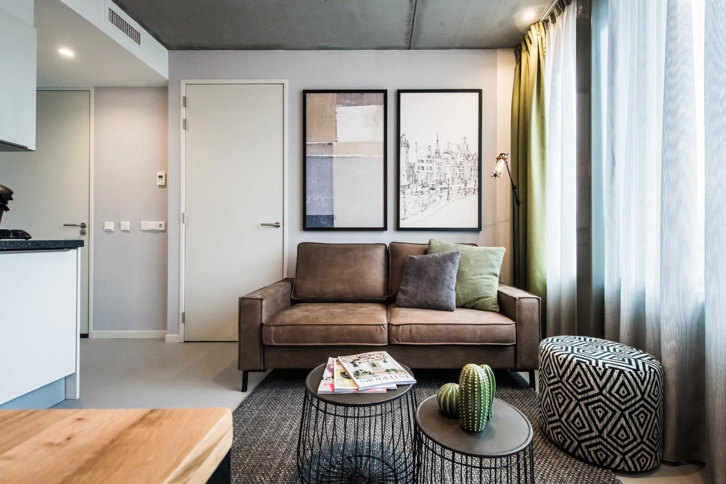 Living room in YAYS Amsterdam East by Numa