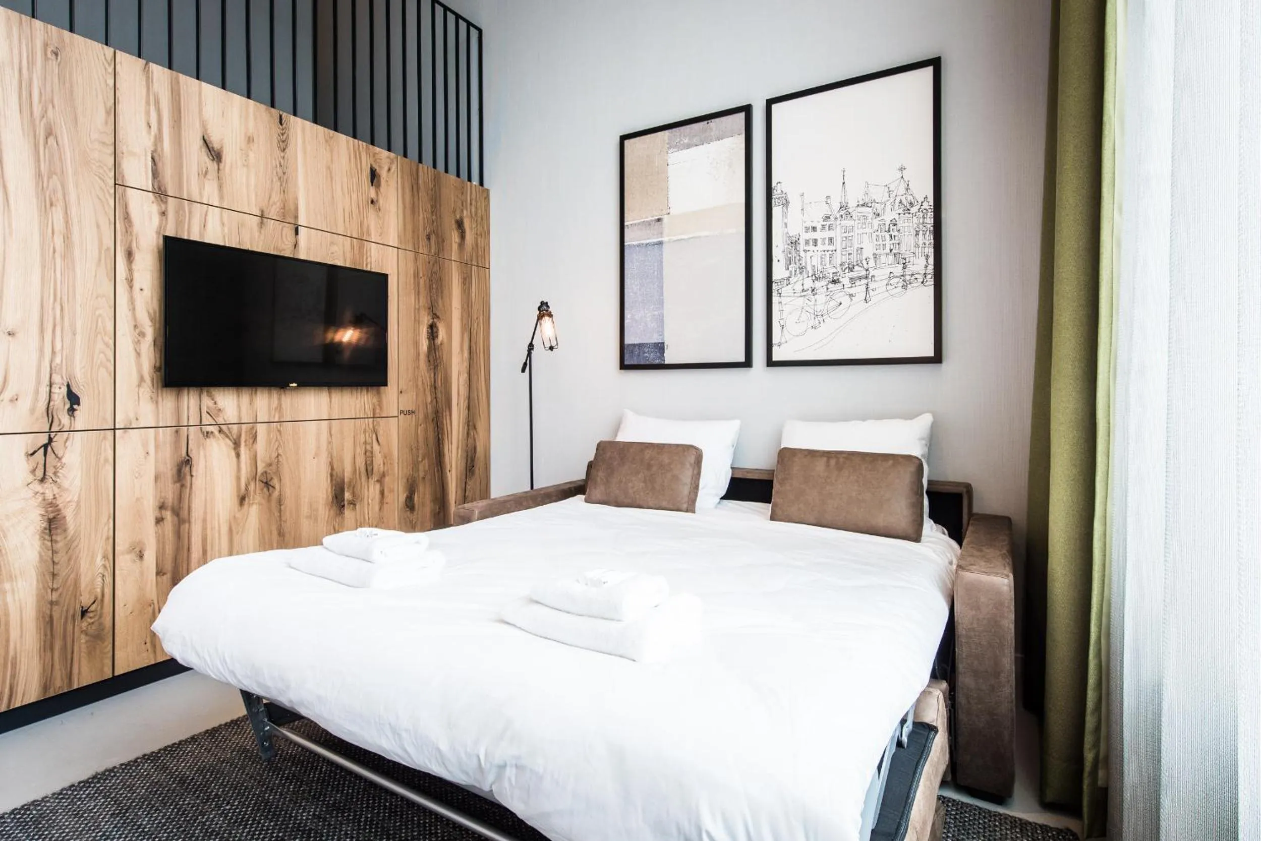 Bed in YAYS Amsterdam East by Numa
