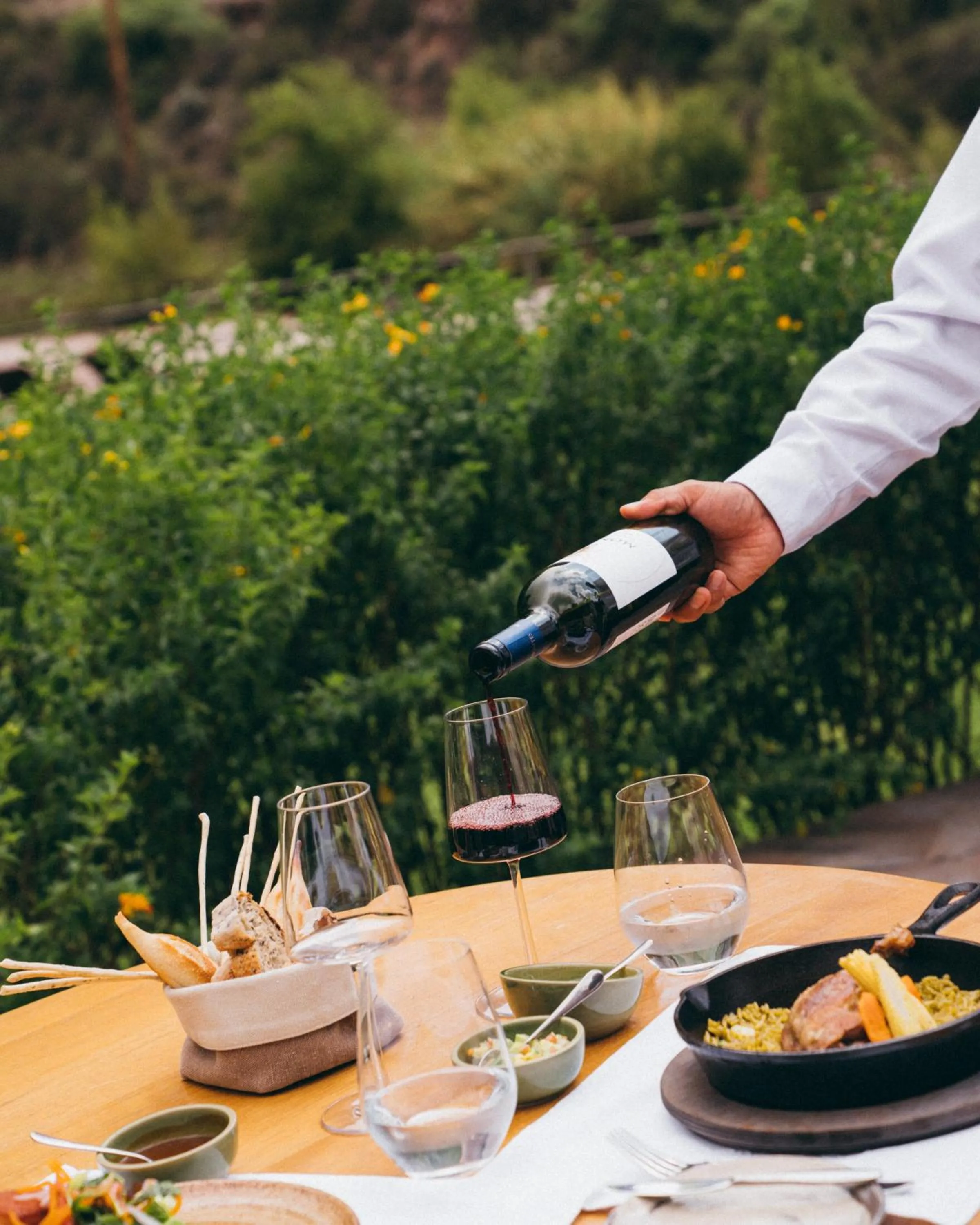 Food and drinks in Rio Sagrado, A Belmond Hotel, Sacred Valley