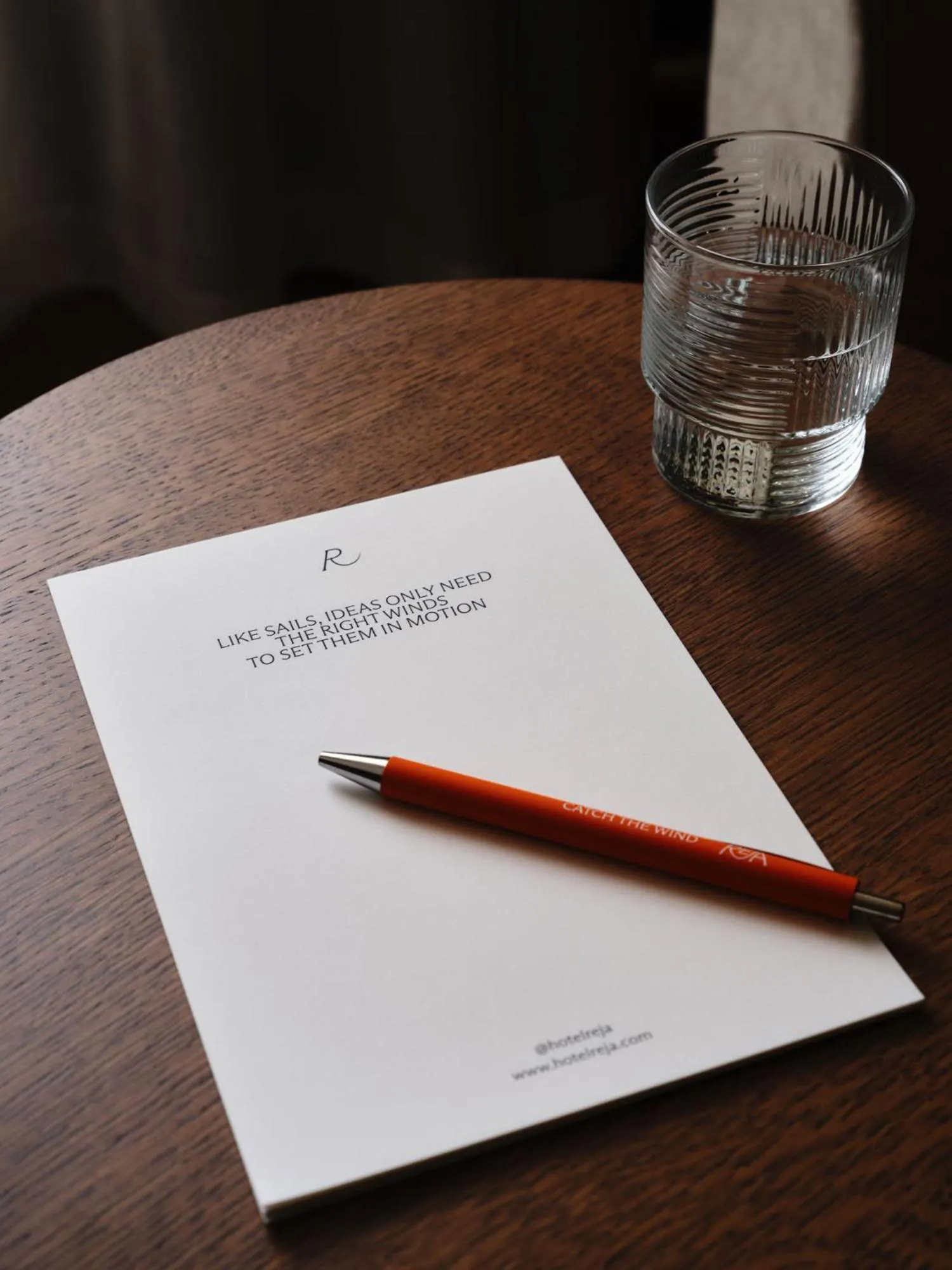 Text overlay in Hotel Reja, a Member of Design Hotels