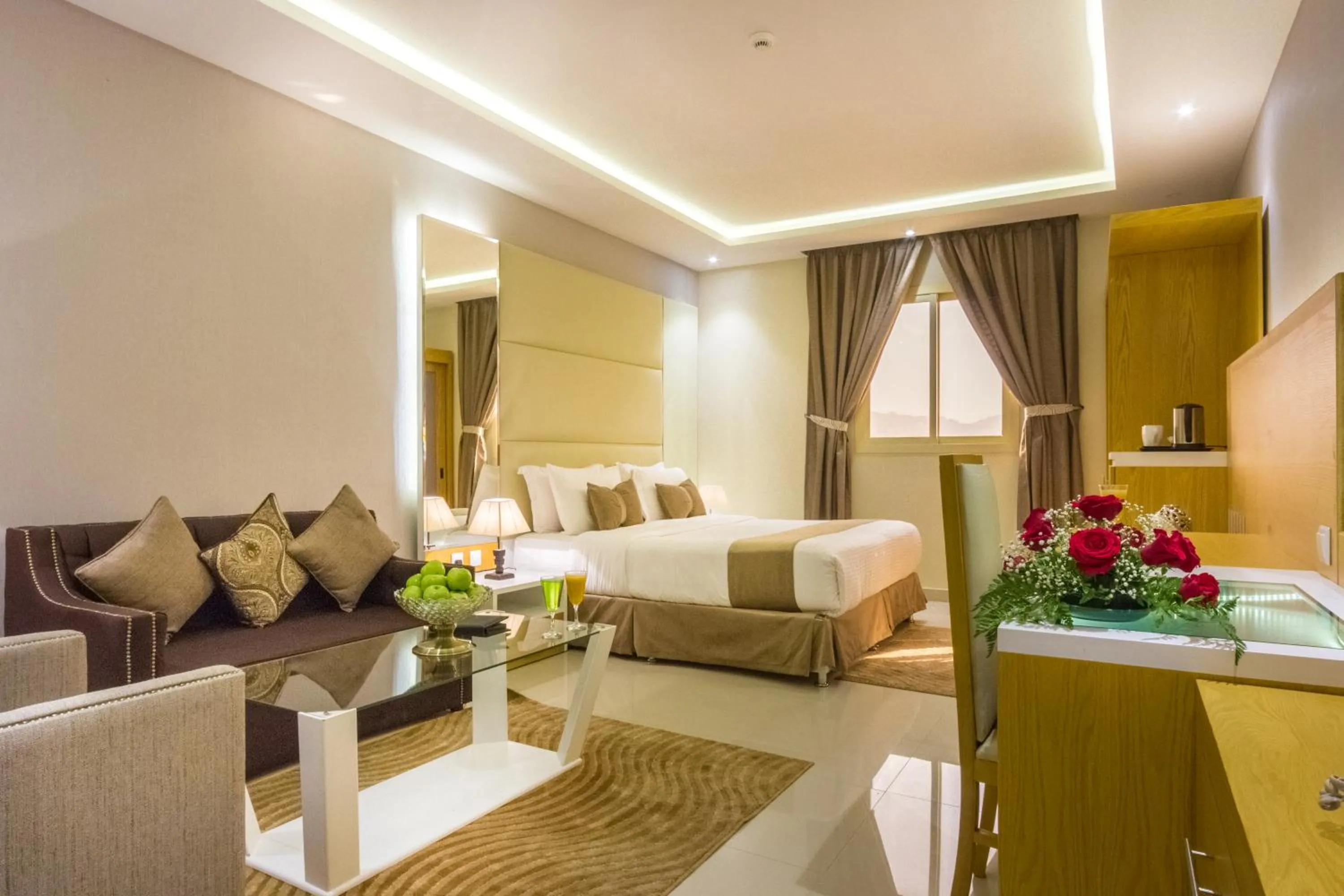 Bedroom, Bed in AL Muhaidb Residence Abha