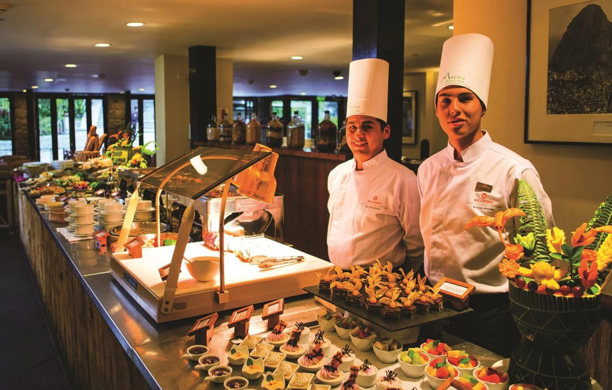 Buffet breakfast in Sanctuary Lodge, A Belmond Hotel, Machu Picchu