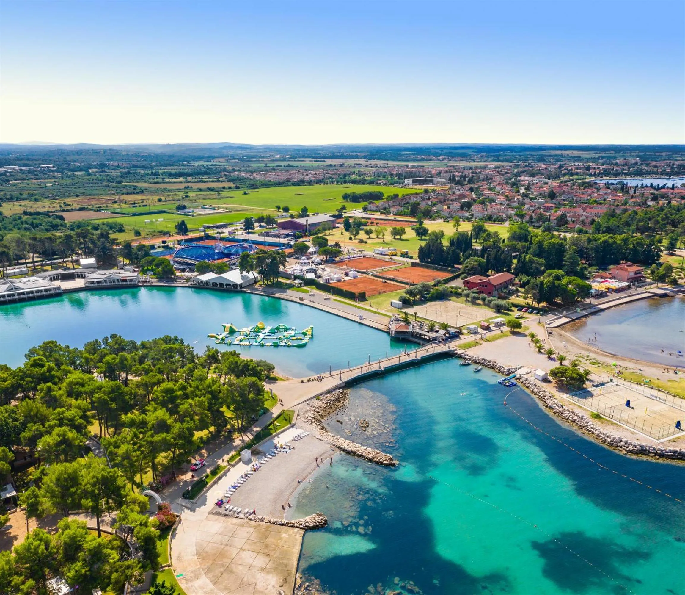 Beach in Apartments Amfora Plava Laguna