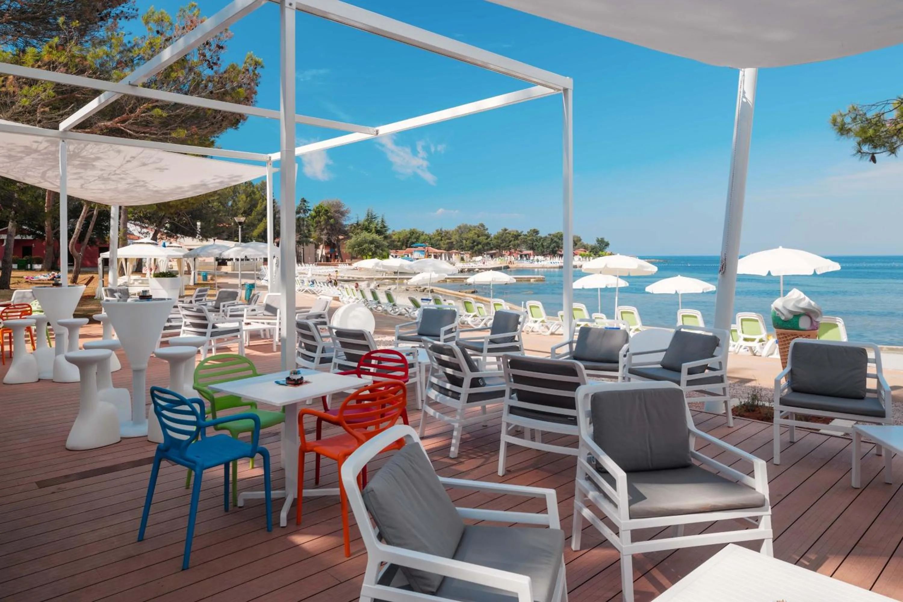 Balcony/Terrace in Apartments Amfora Plava Laguna