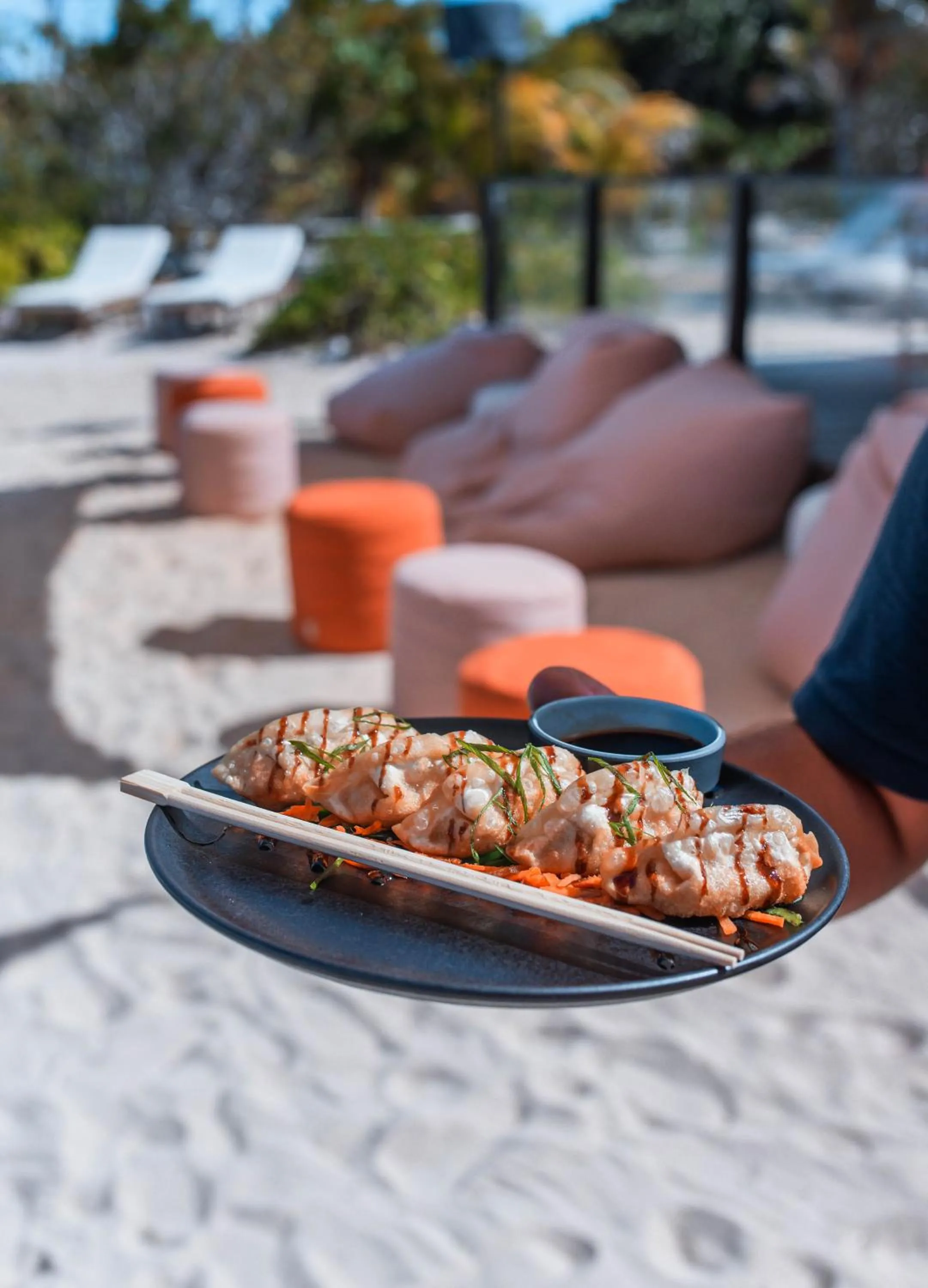 Food close-up in Sorobon Luxury Beach Resort