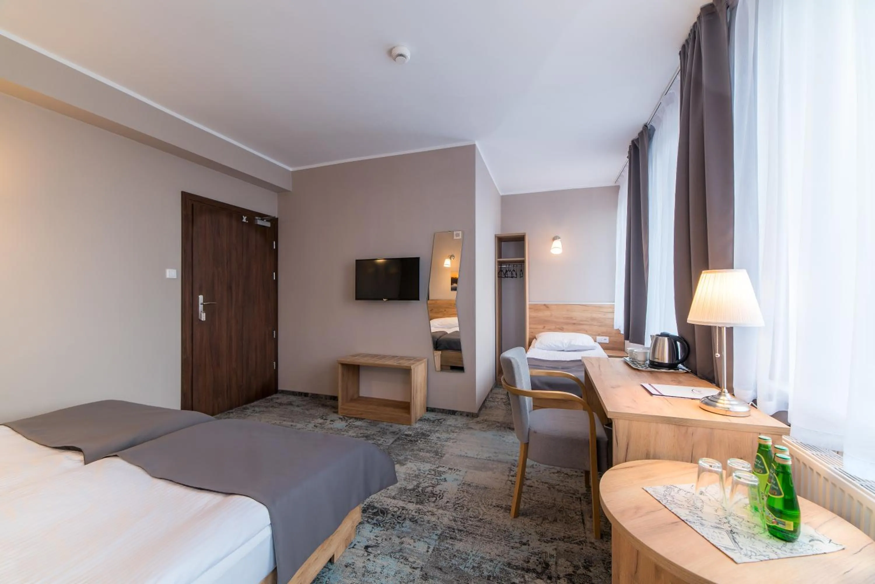 Bed in Hotel Pod Jesiotrem