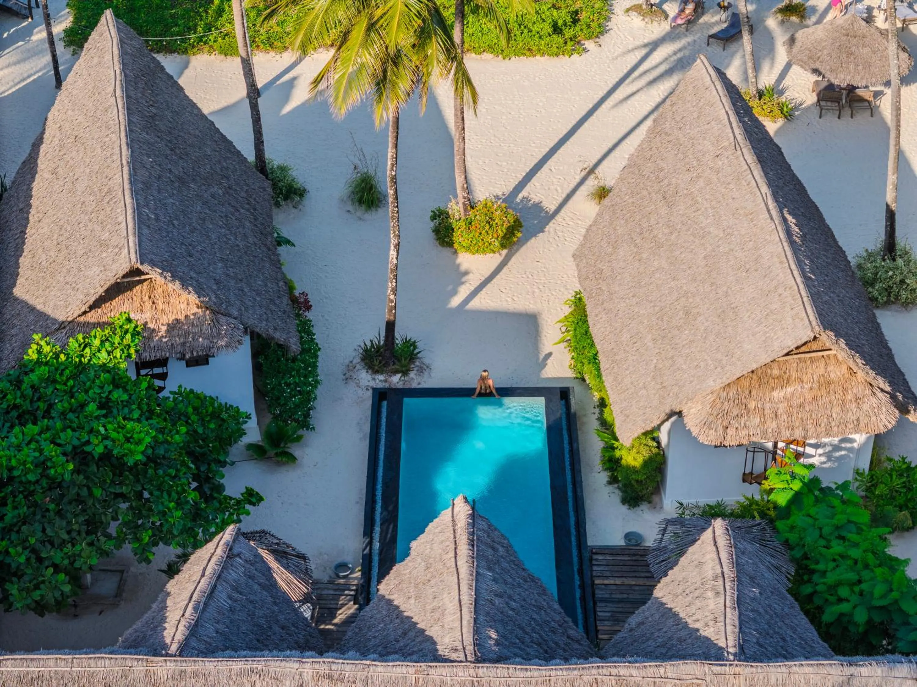 Swimming pool in Savera Beach Houses