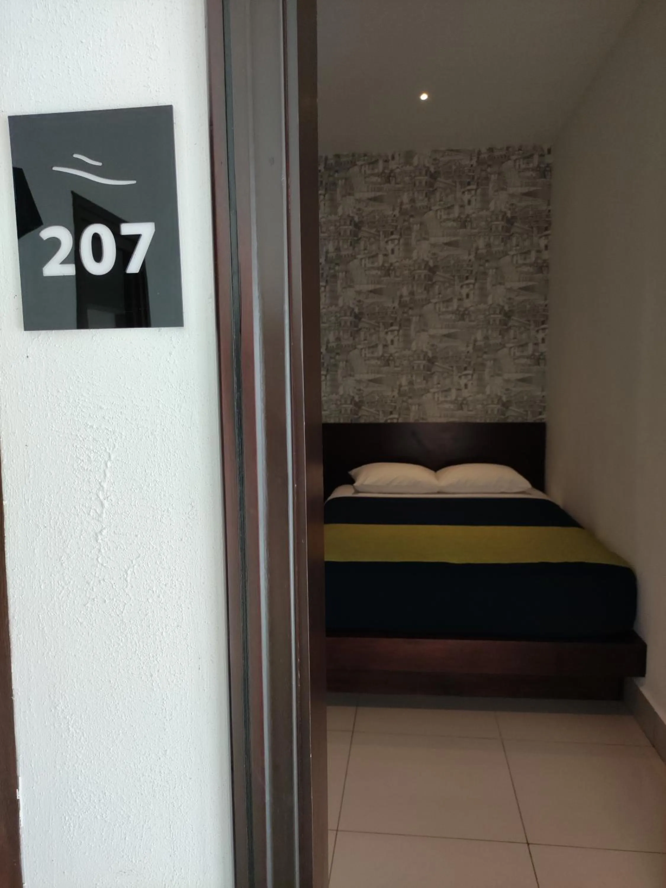 Bed in Hotel Agualcas