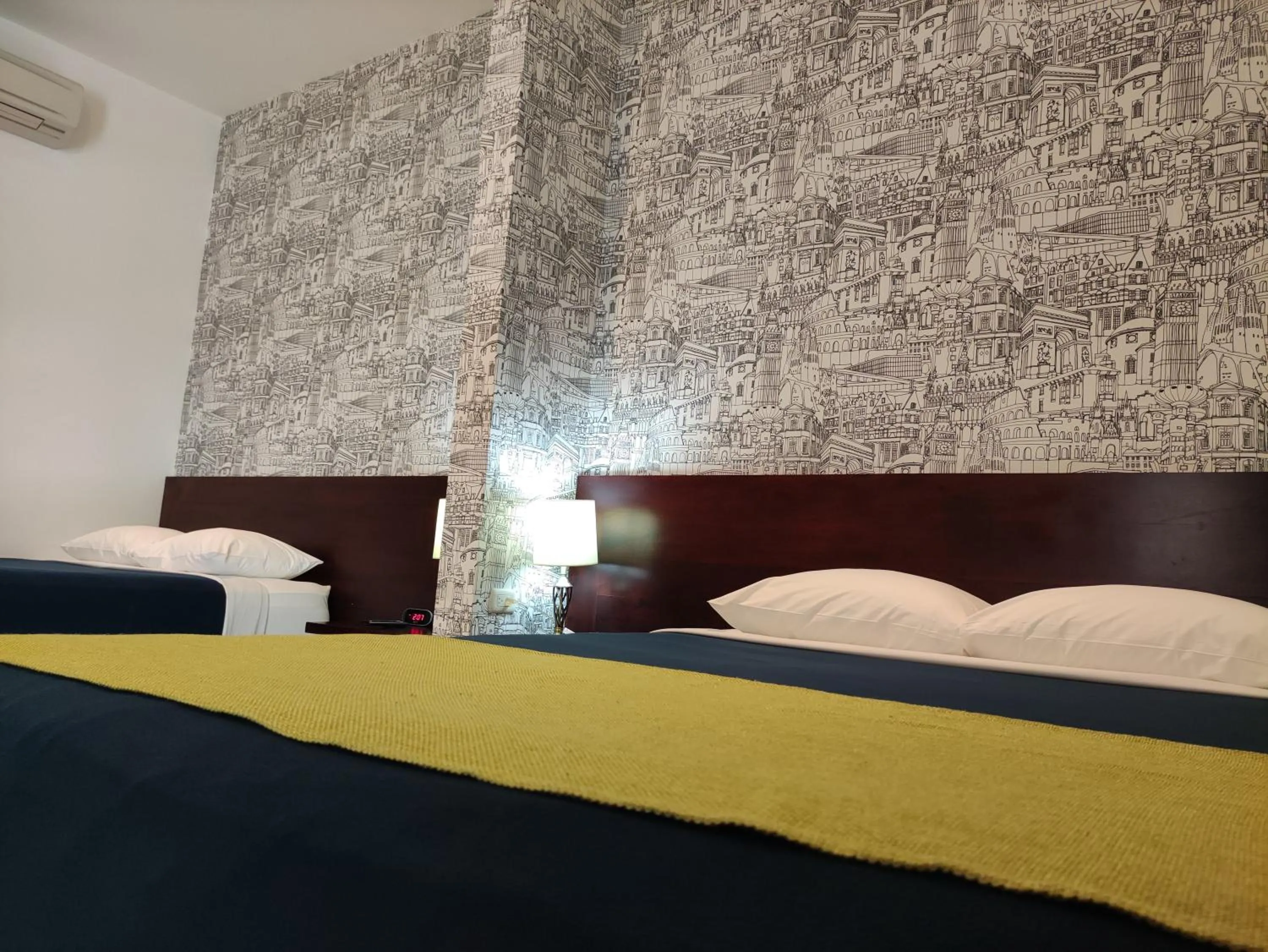 Bed in Hotel Agualcas