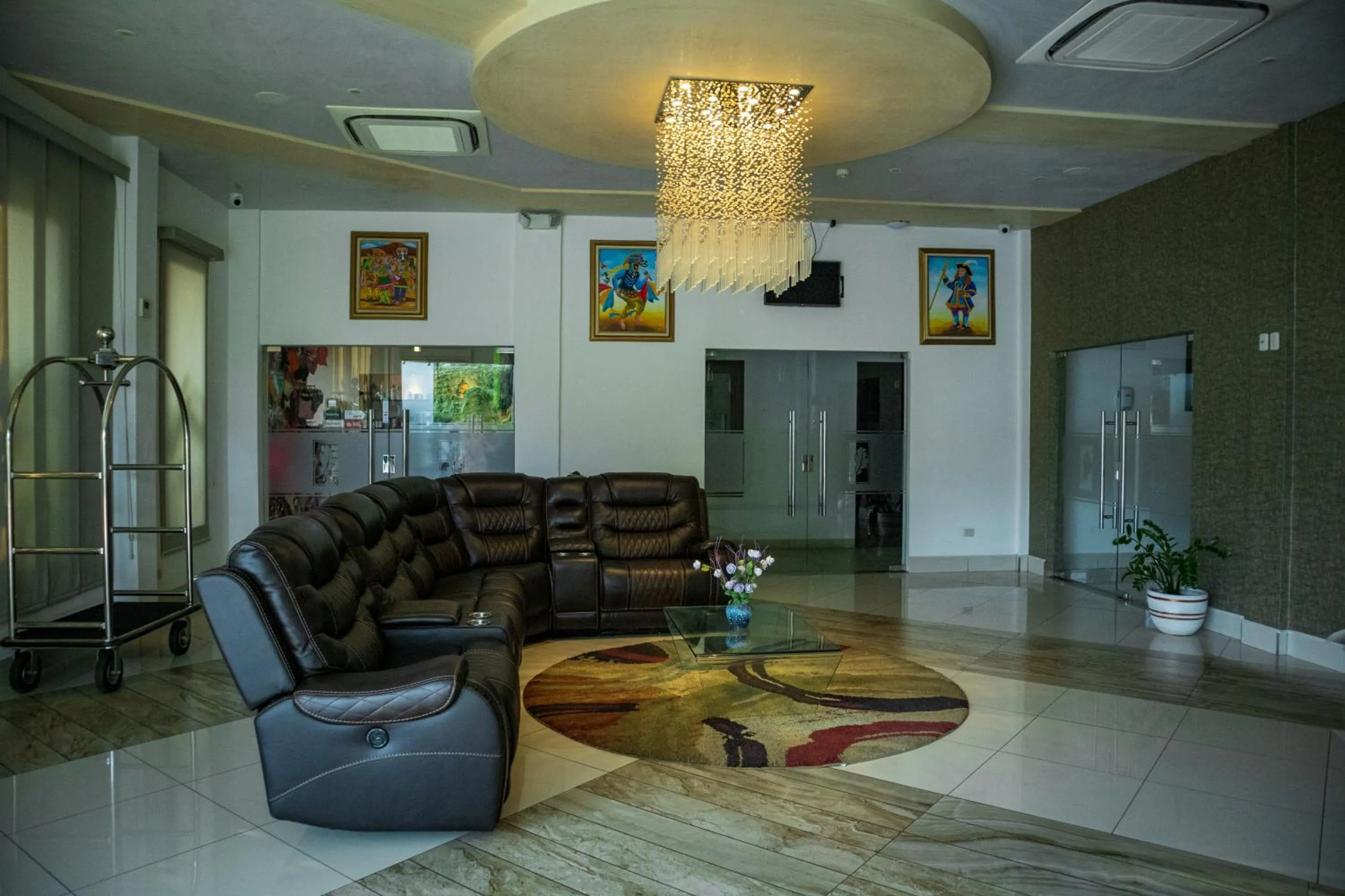 Lobby or reception in Hotel Agualcas