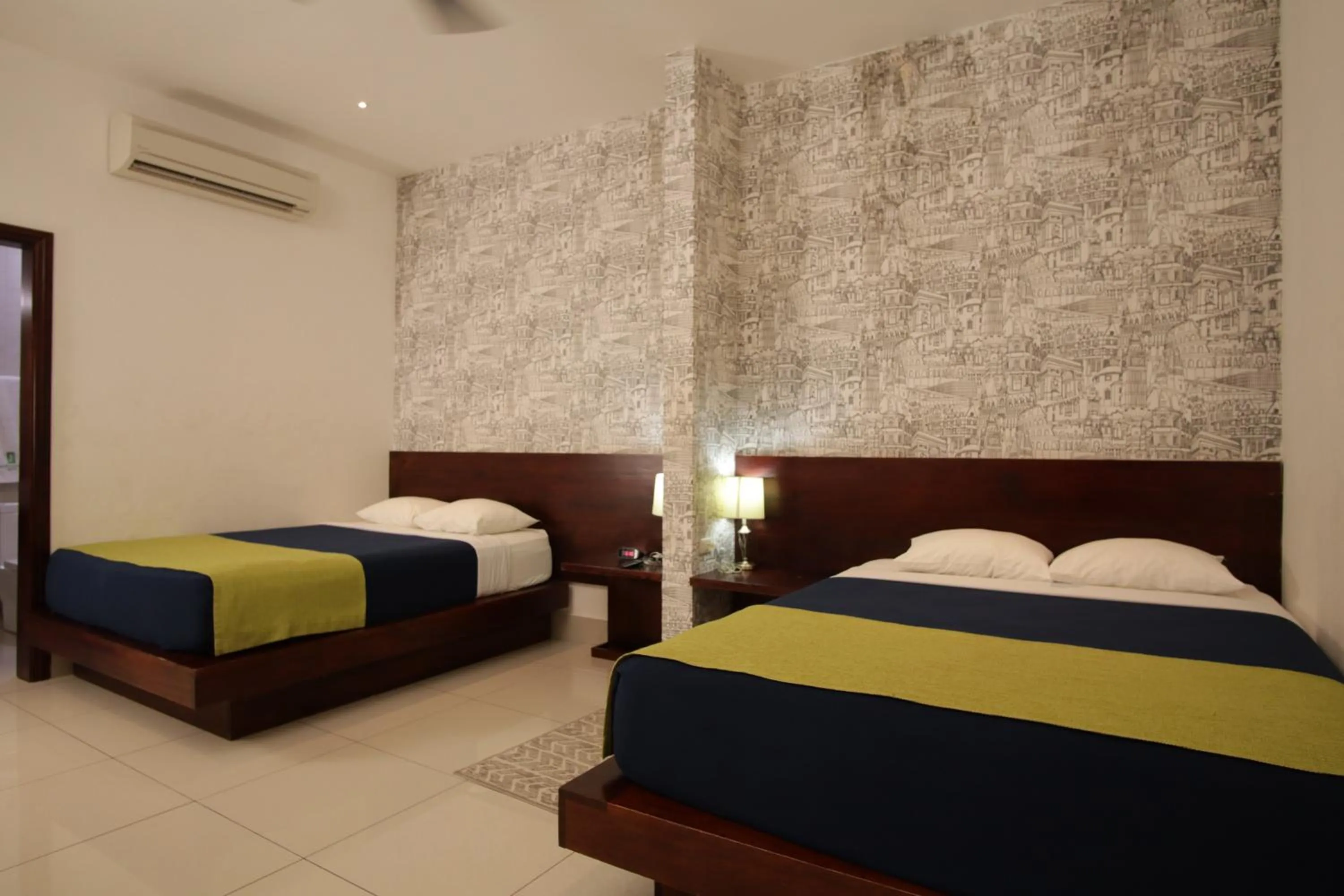 Bed in Hotel Agualcas