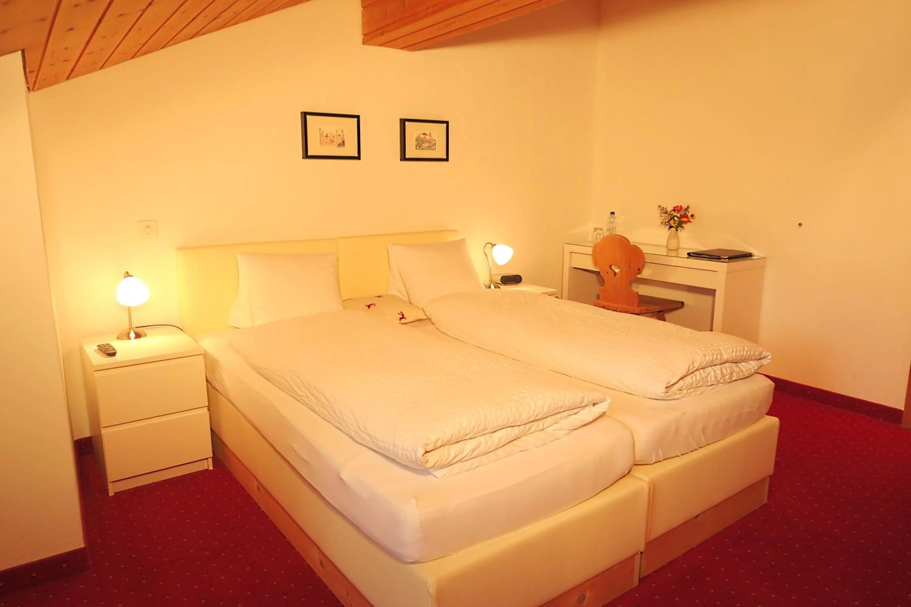 Bed in Hotel Restaurant GABRIEL