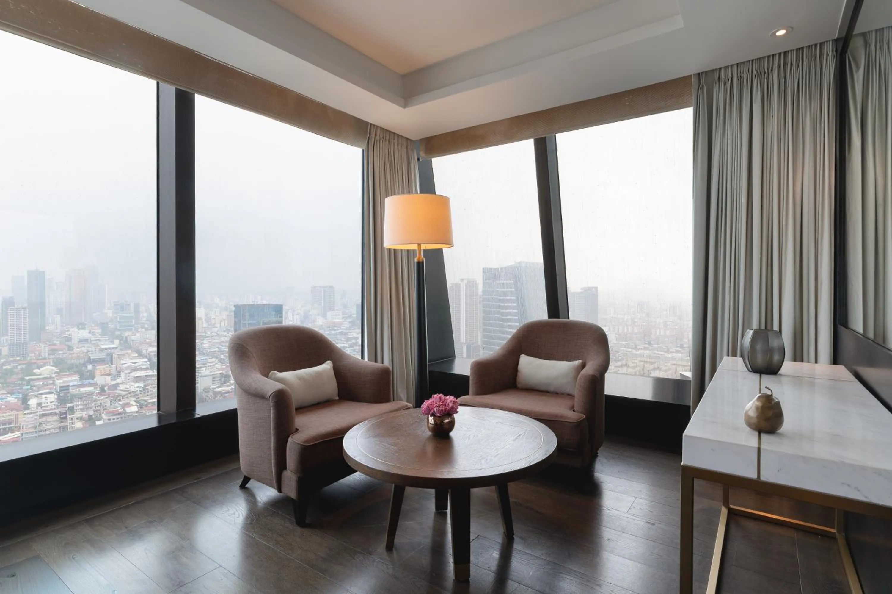 City view in Rosewood Phnom Penh