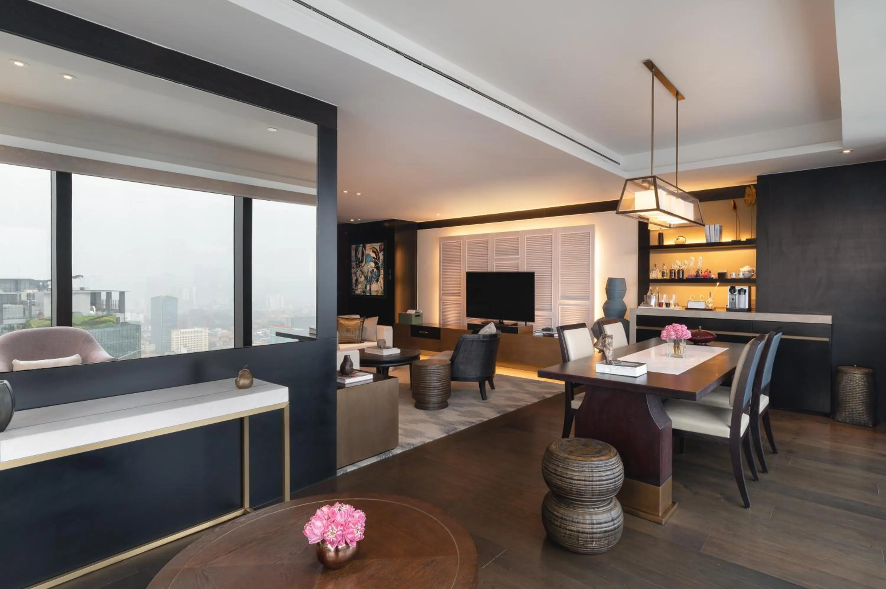 Living room in Rosewood Phnom Penh