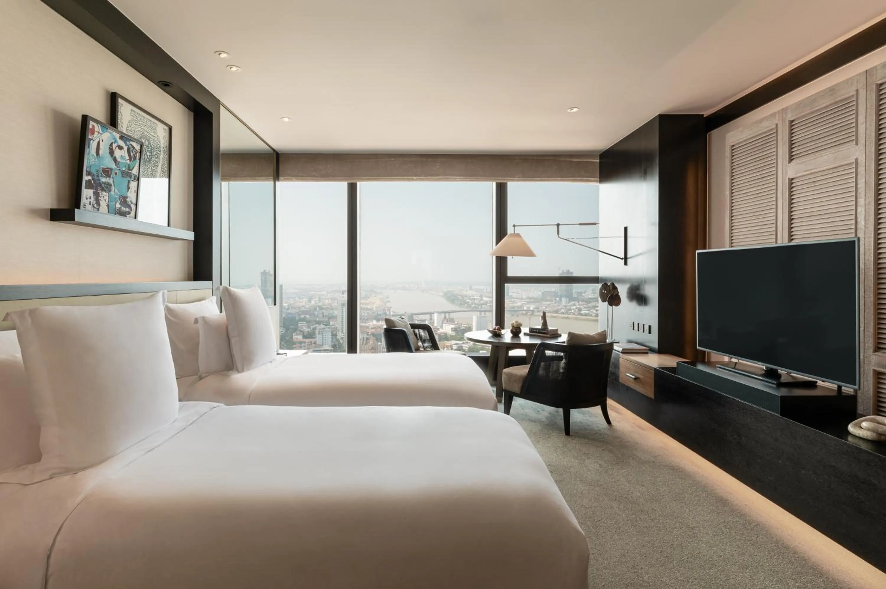 Bedroom, Bed in Rosewood Phnom Penh