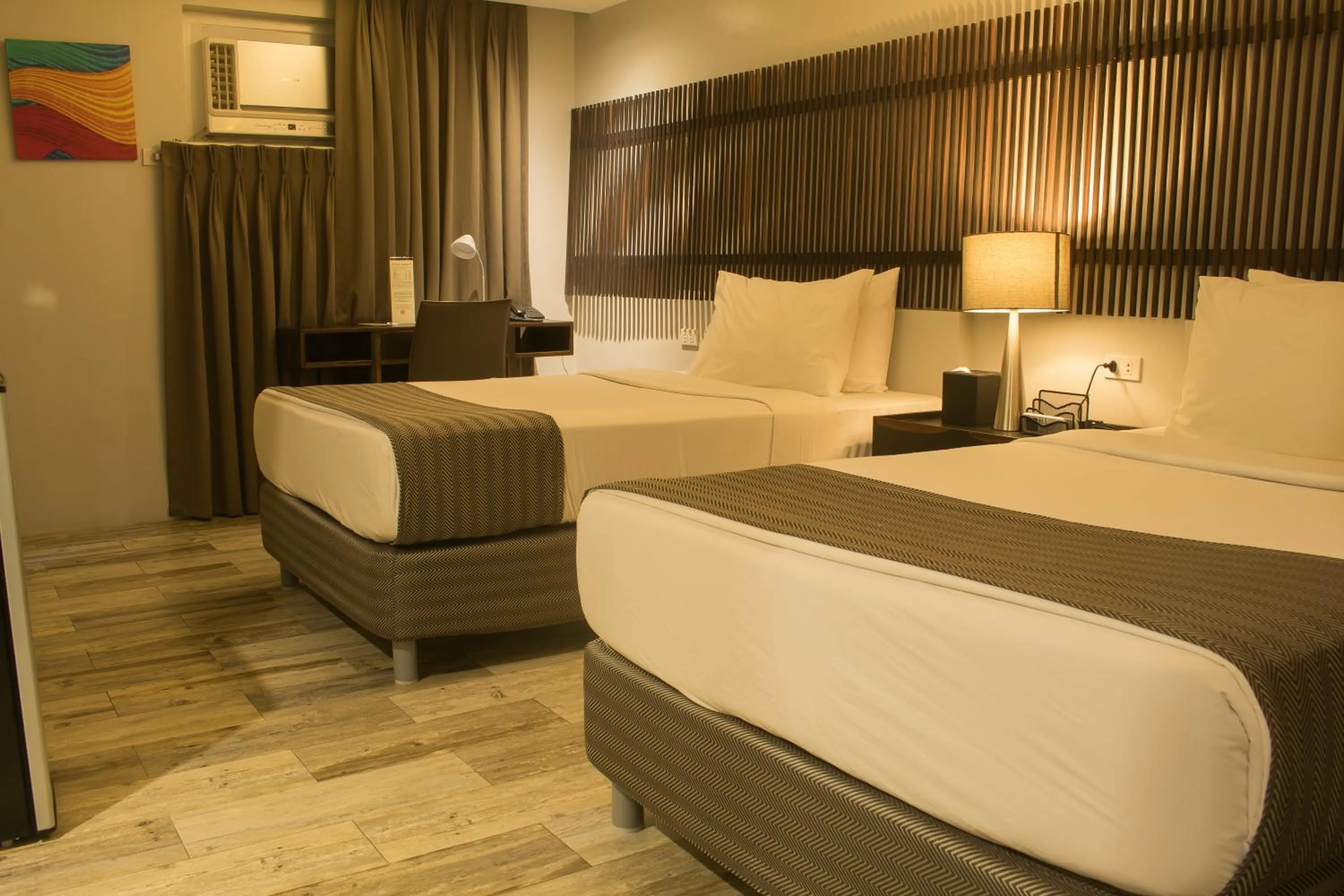 Seating area, Bed in 1A Express Hotel