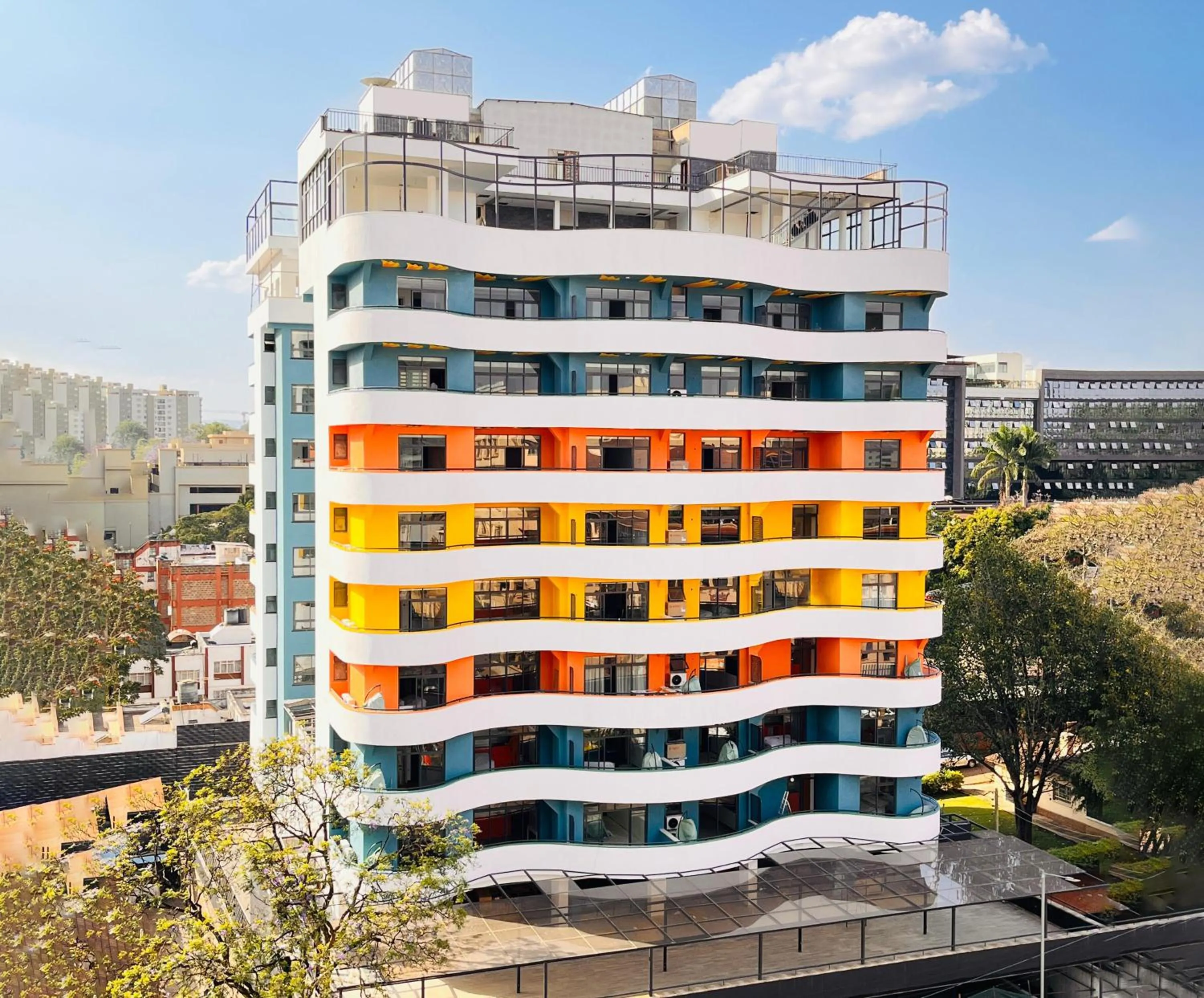 Property building in Kingfisher Nest Hotel Suites- Westlands, Near Sarit Center