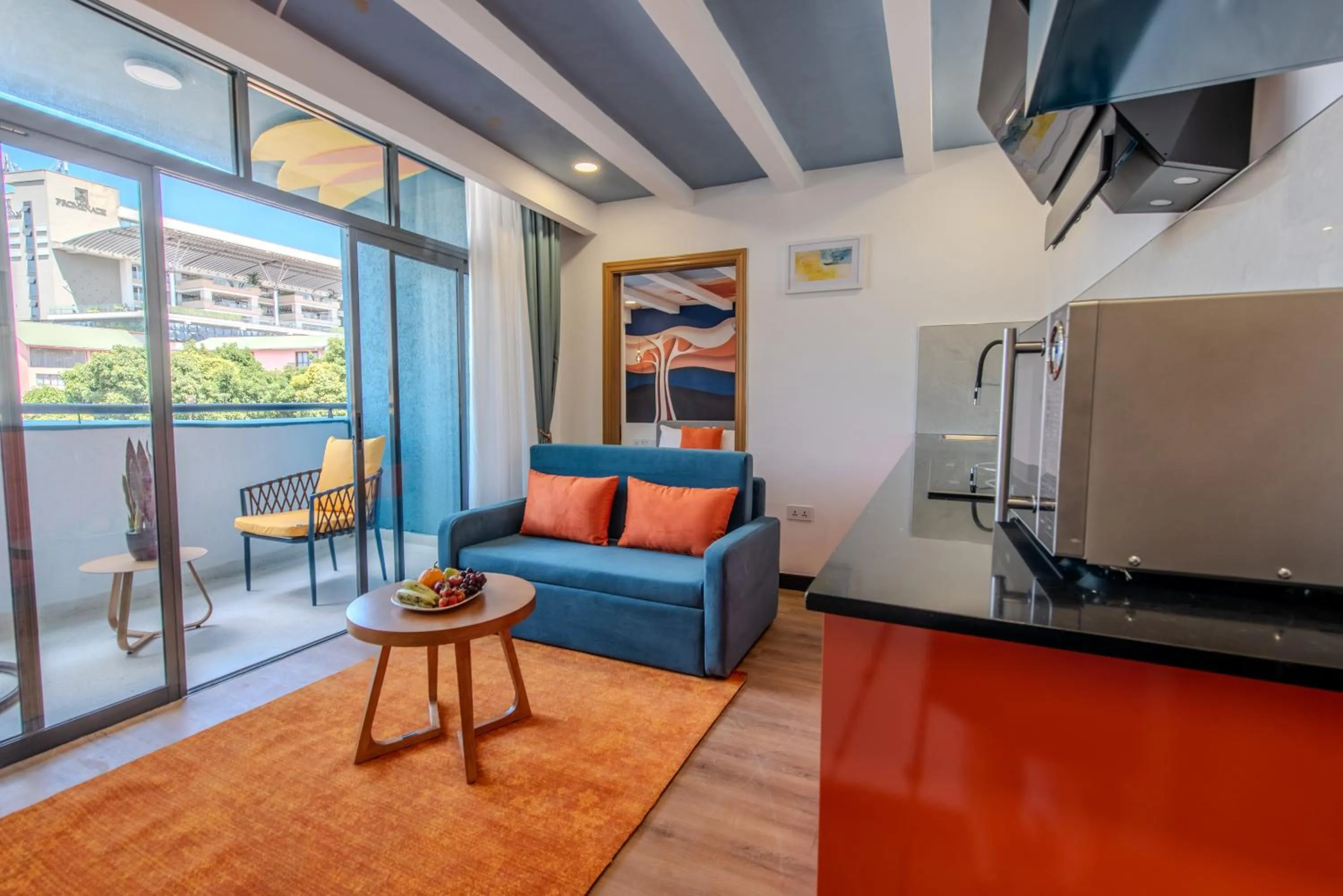 Kitchen or kitchenette in Kingfisher Nest Hotel Suites- Westlands, Near Sarit Center