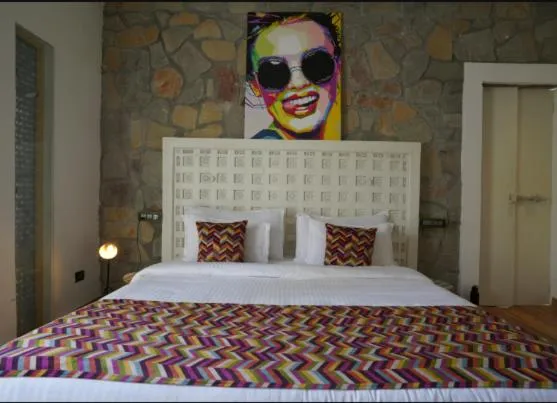 Bed in Parijat Private Pool Villa 1, 2 and 3 BHK