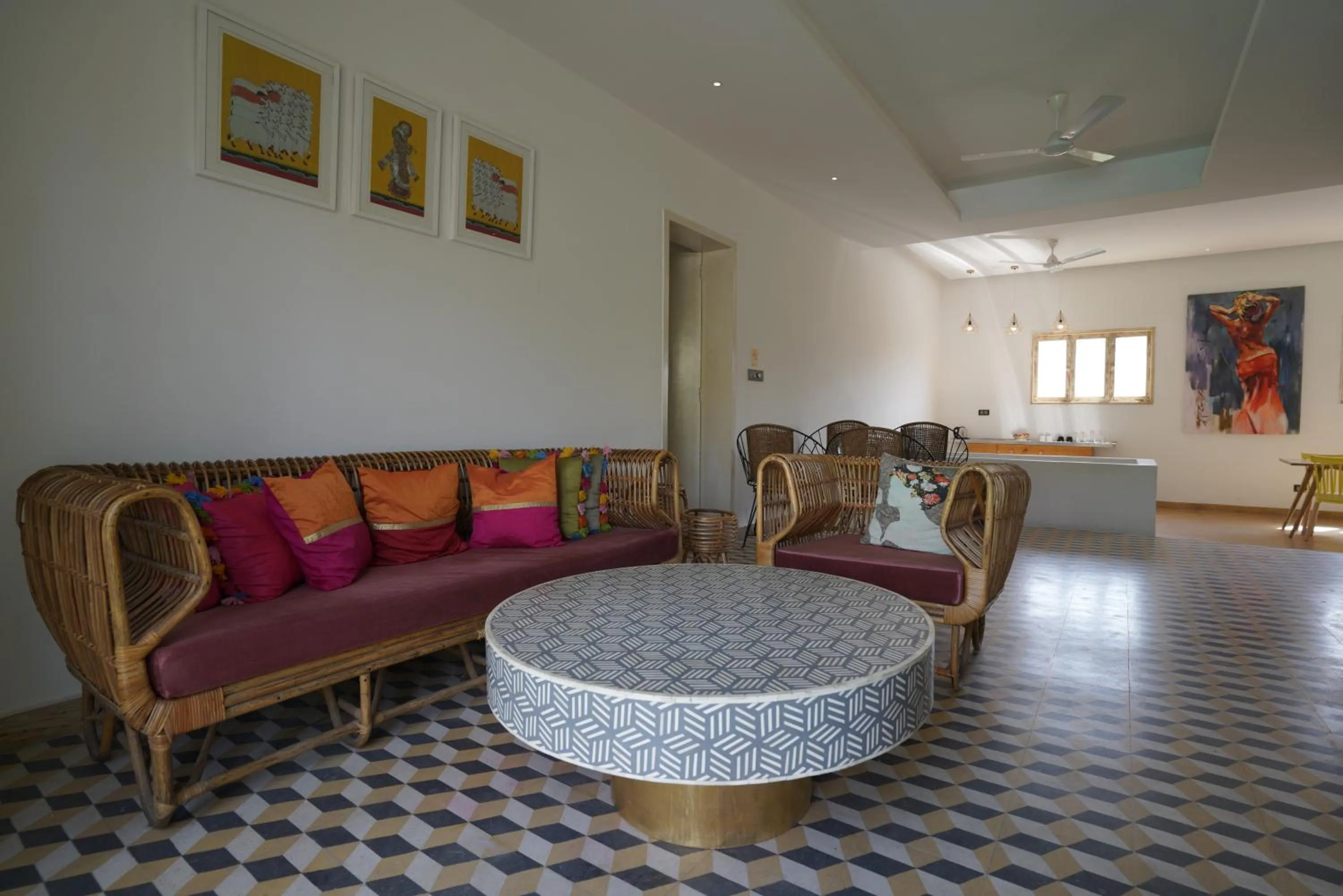 Living room in Parijat Private Pool Villa 1, 2 and 3 BHK