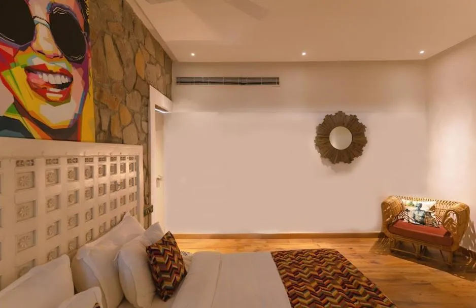 Bedroom in Parijat Private Pool Villa 1, 2 and 3 BHK