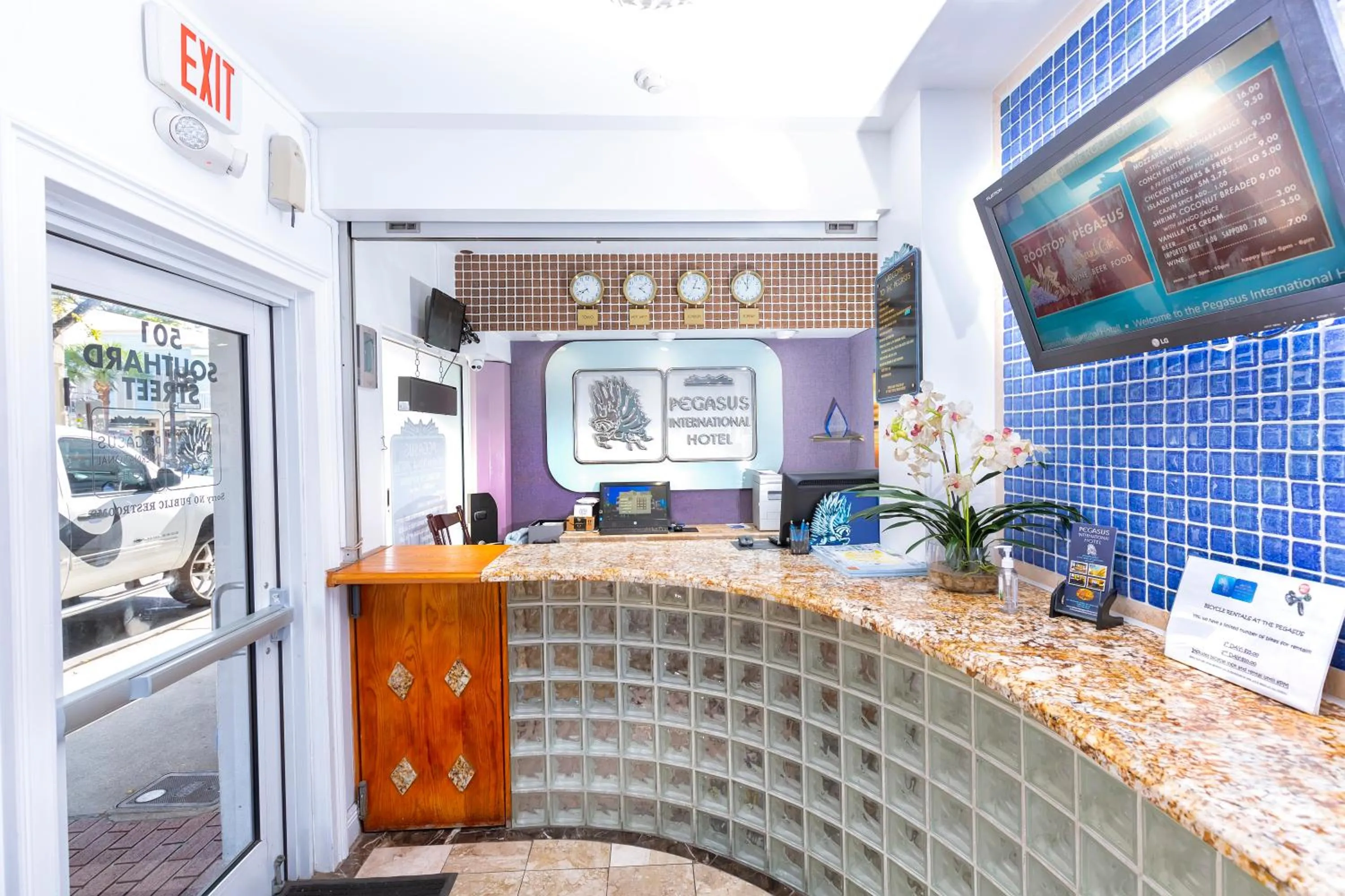 Lobby or reception in Pegasus International Hotel