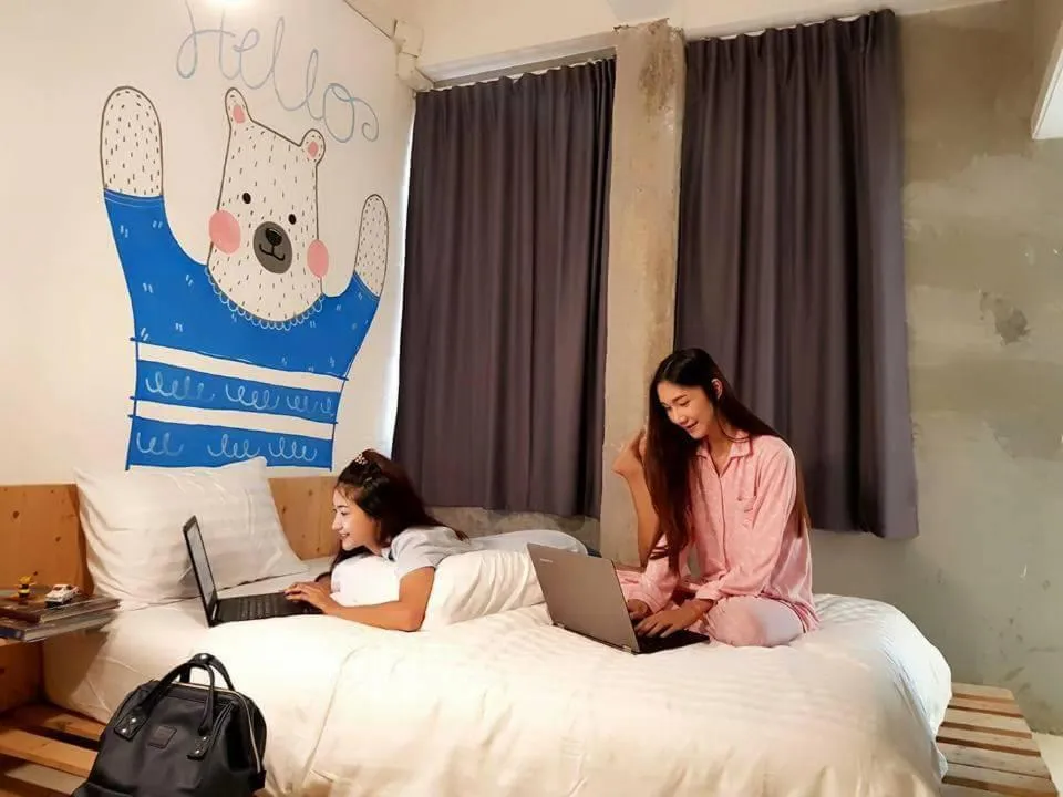 Bed in Pastelhouse hostel