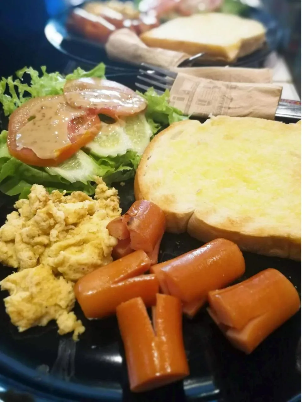 Breakfast in Pastelhouse hostel