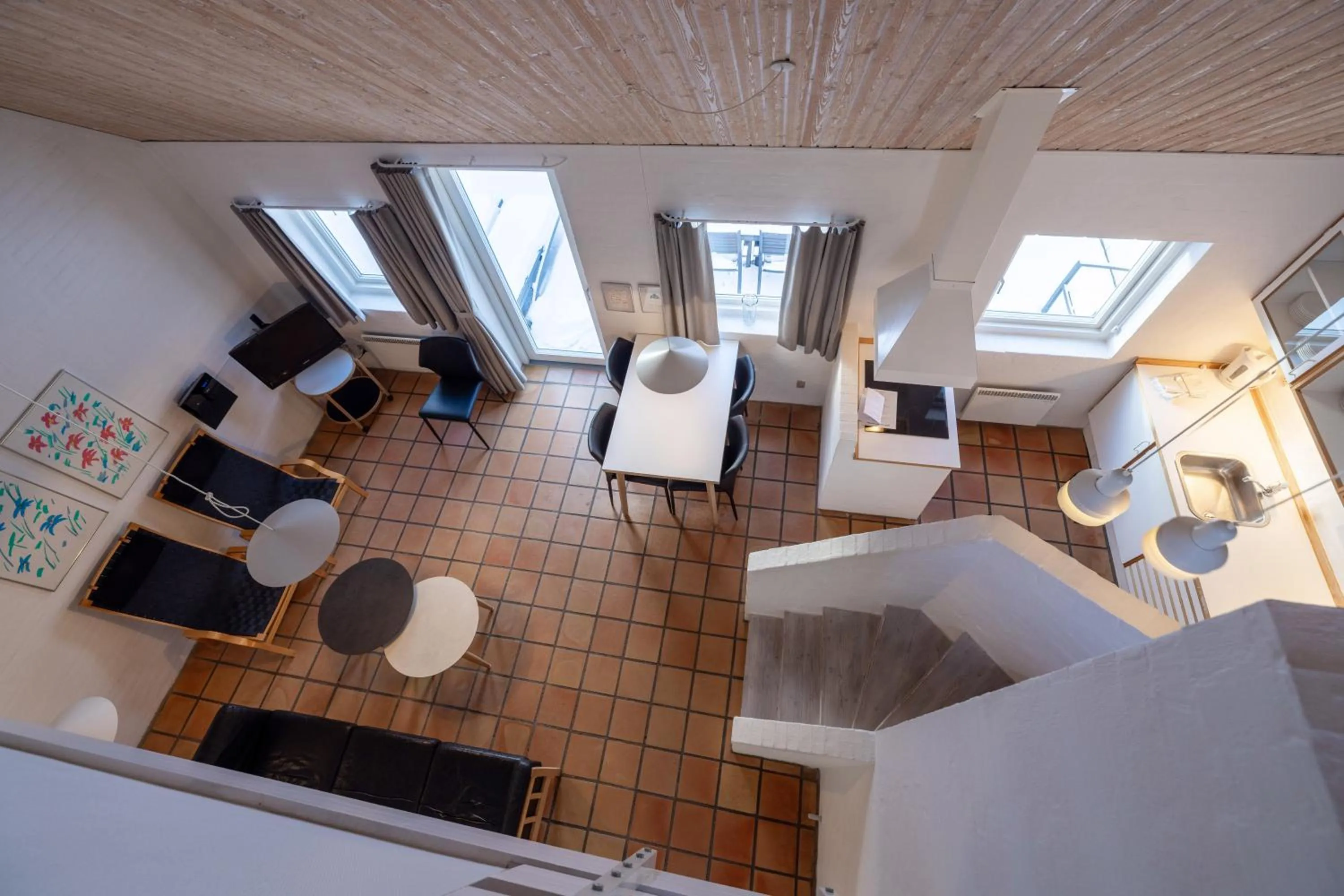 Living room in Skagen Strand Holiday Center