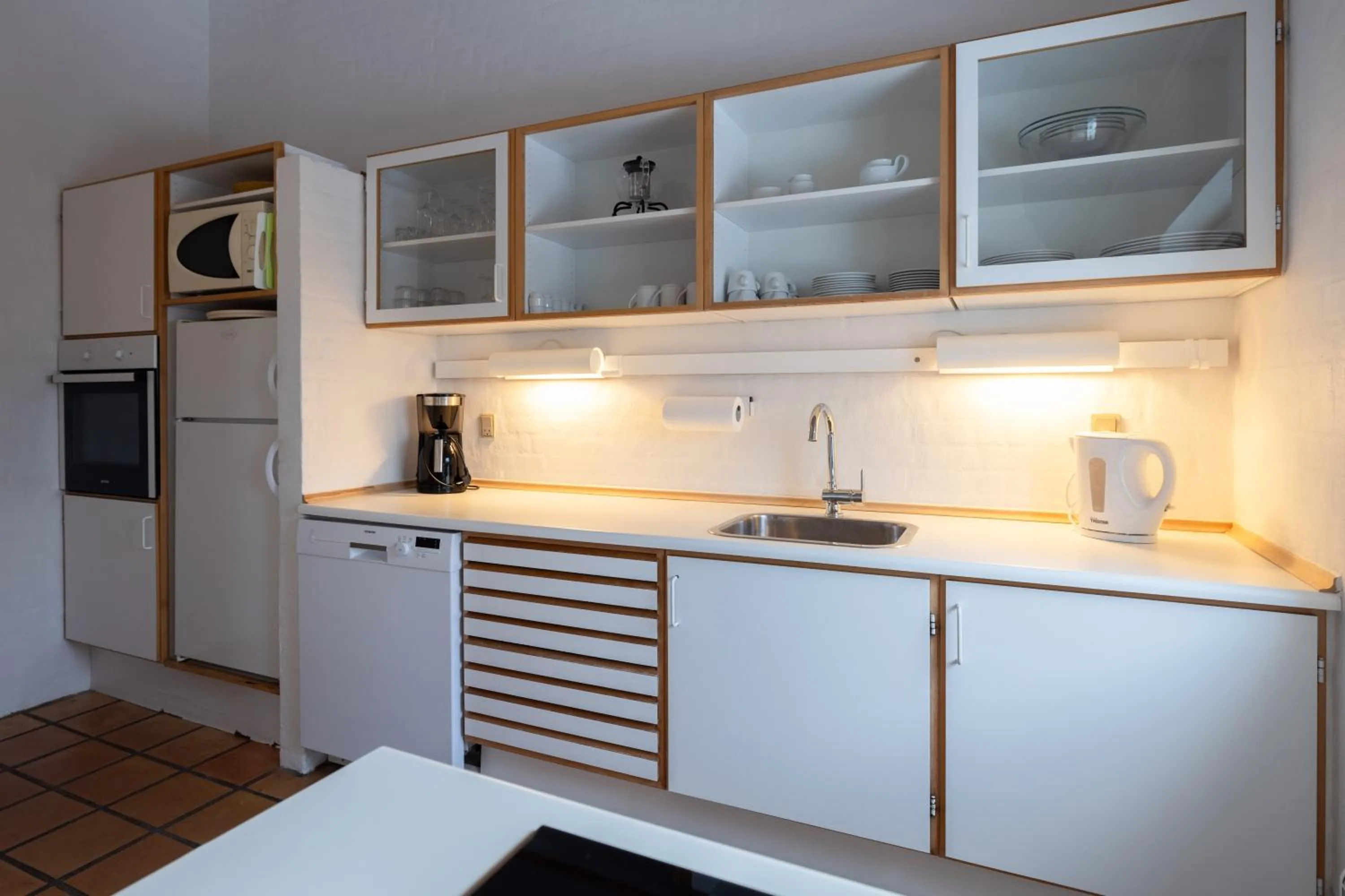 Kitchen or kitchenette in Skagen Strand Holiday Center