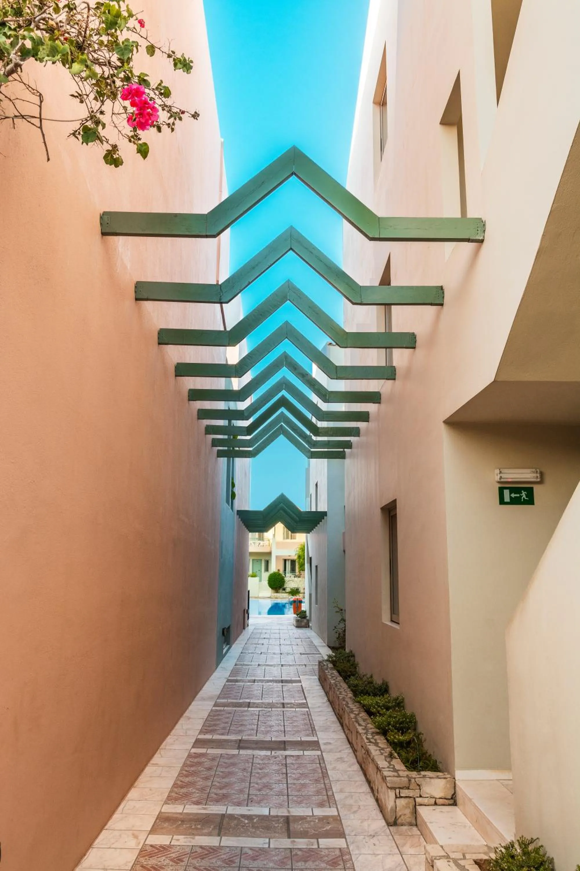 Facade/entrance in Lotus Hotel Apartments