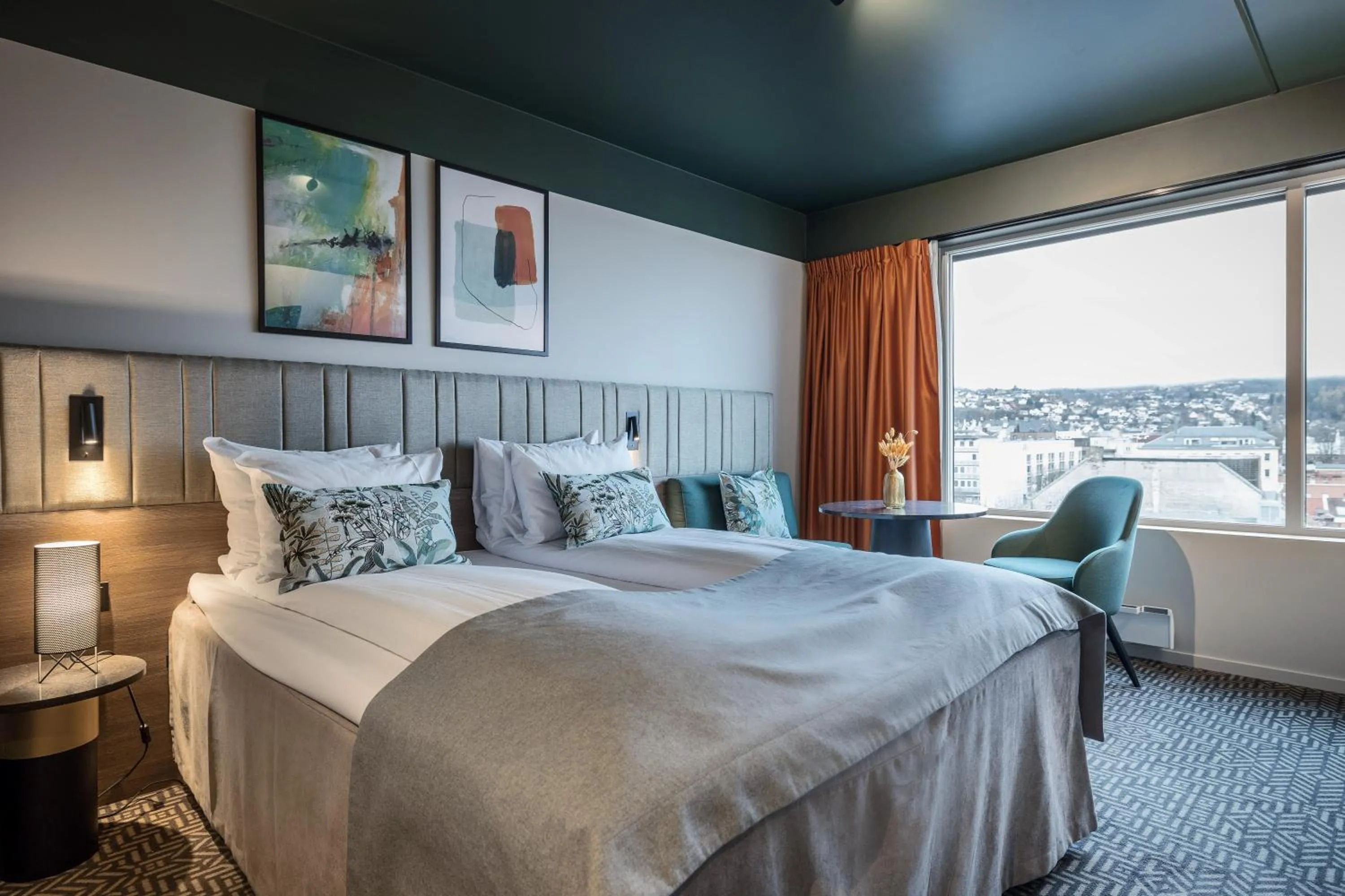 Bed in Quality Hotel Prinsen