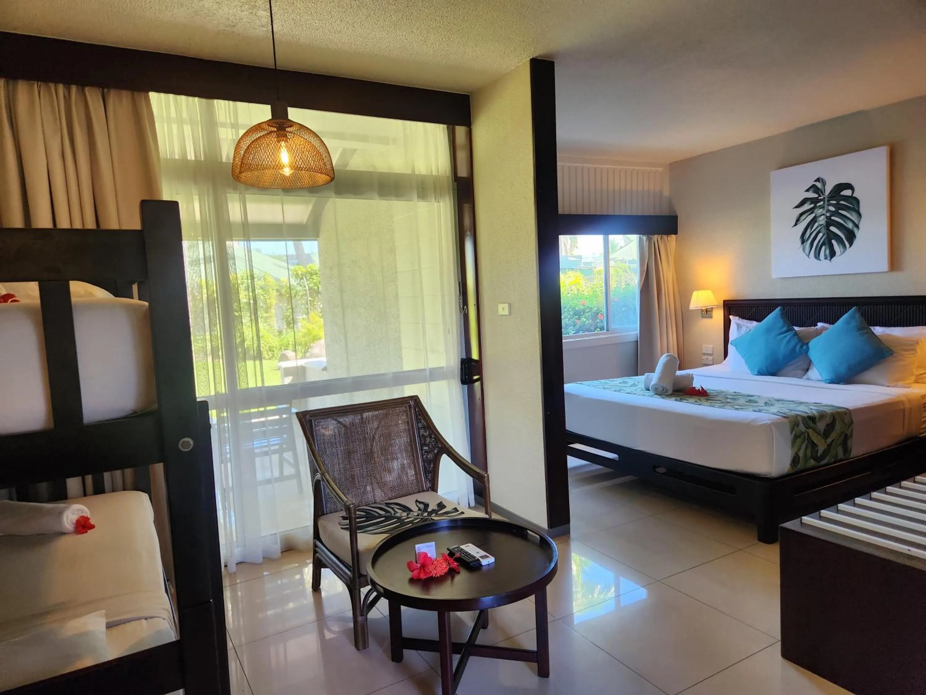 Bed in Fiji Gateway Hotel