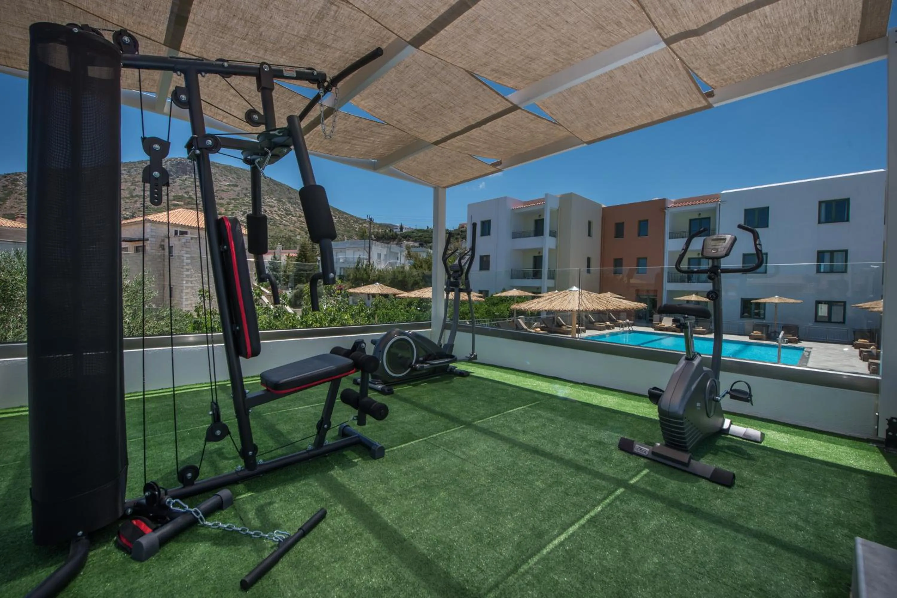 Fitness centre/facilities in Mitos Village