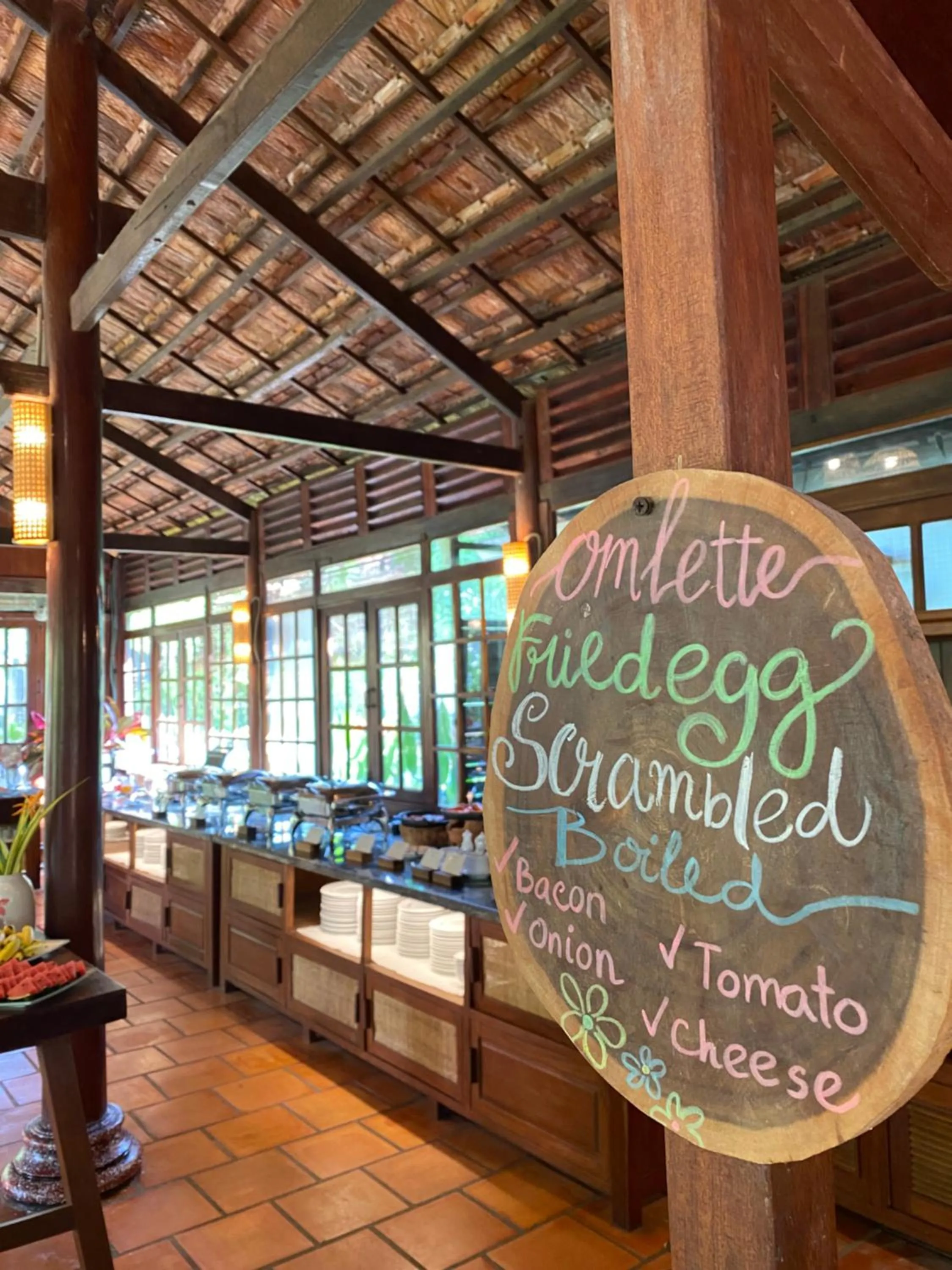 Breakfast in Thanh Kieu Beach Resort