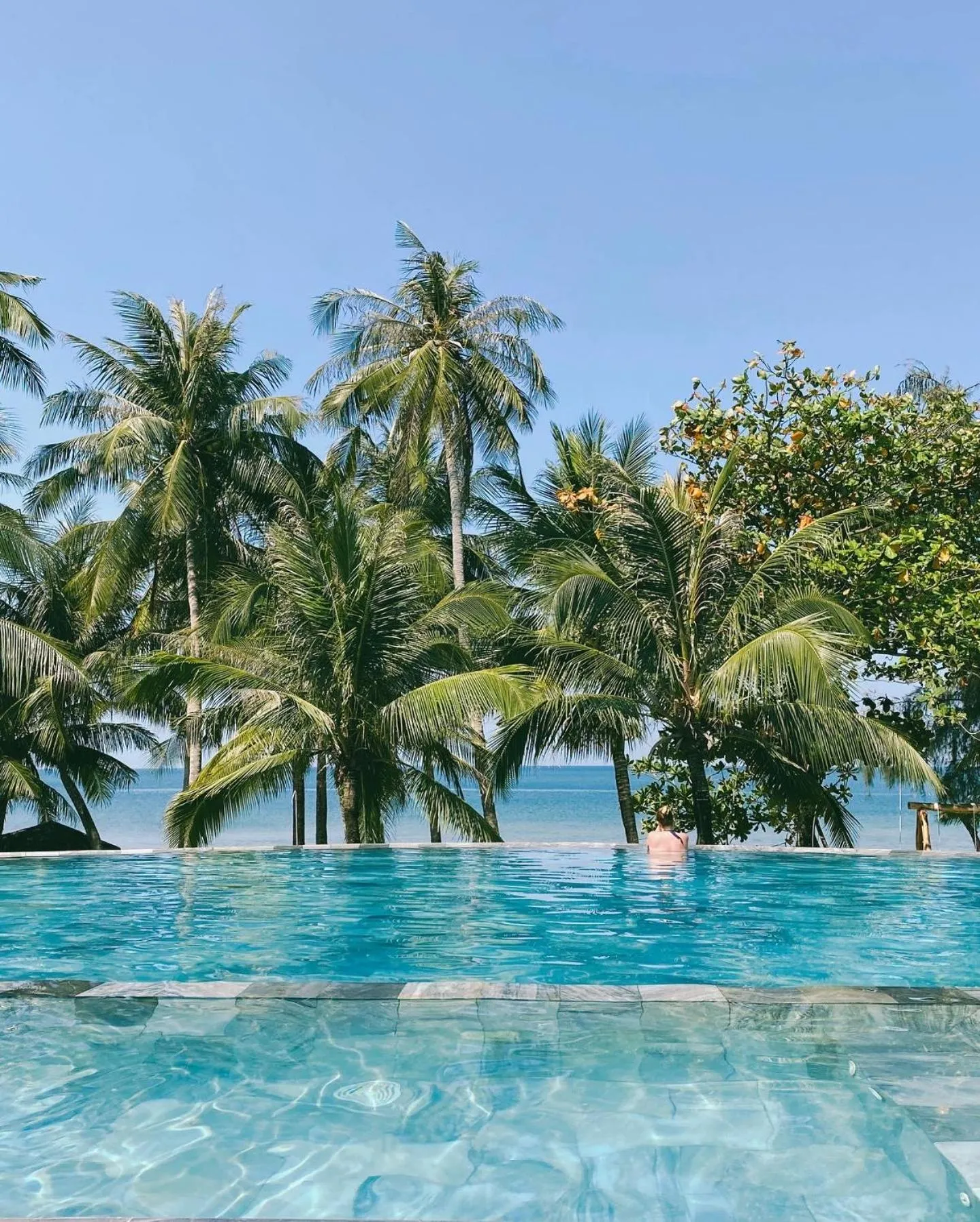 Pool view in Thanh Kieu Beach Resort