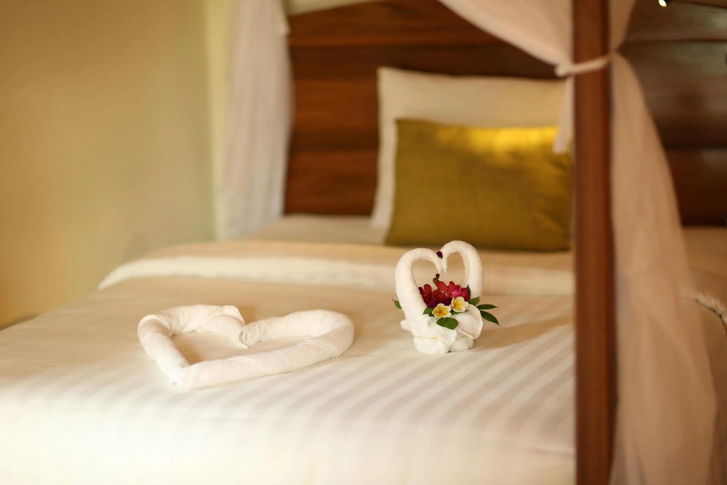 Bed in Thanh Kieu Beach Resort