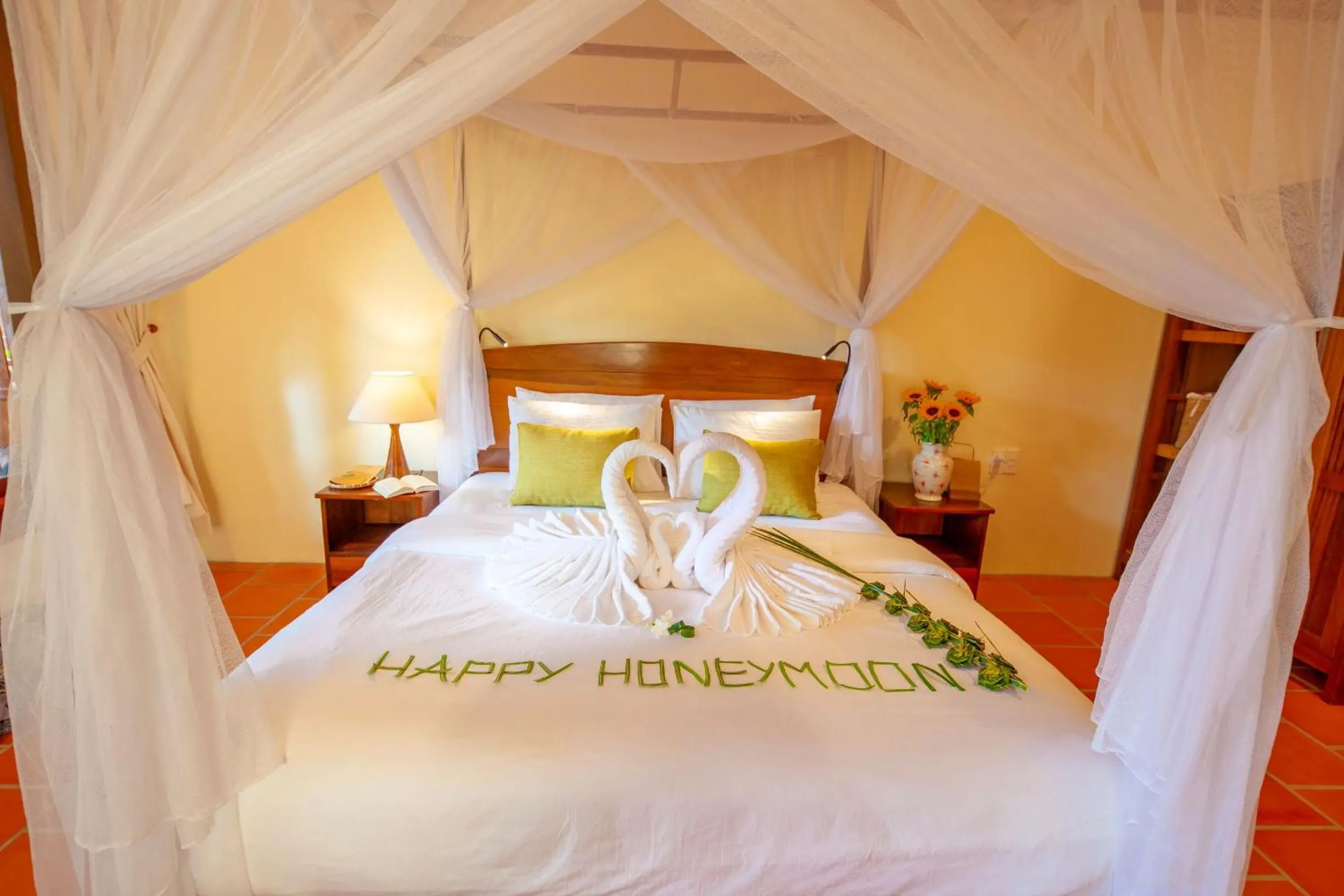 Bed in Thanh Kieu Beach Resort