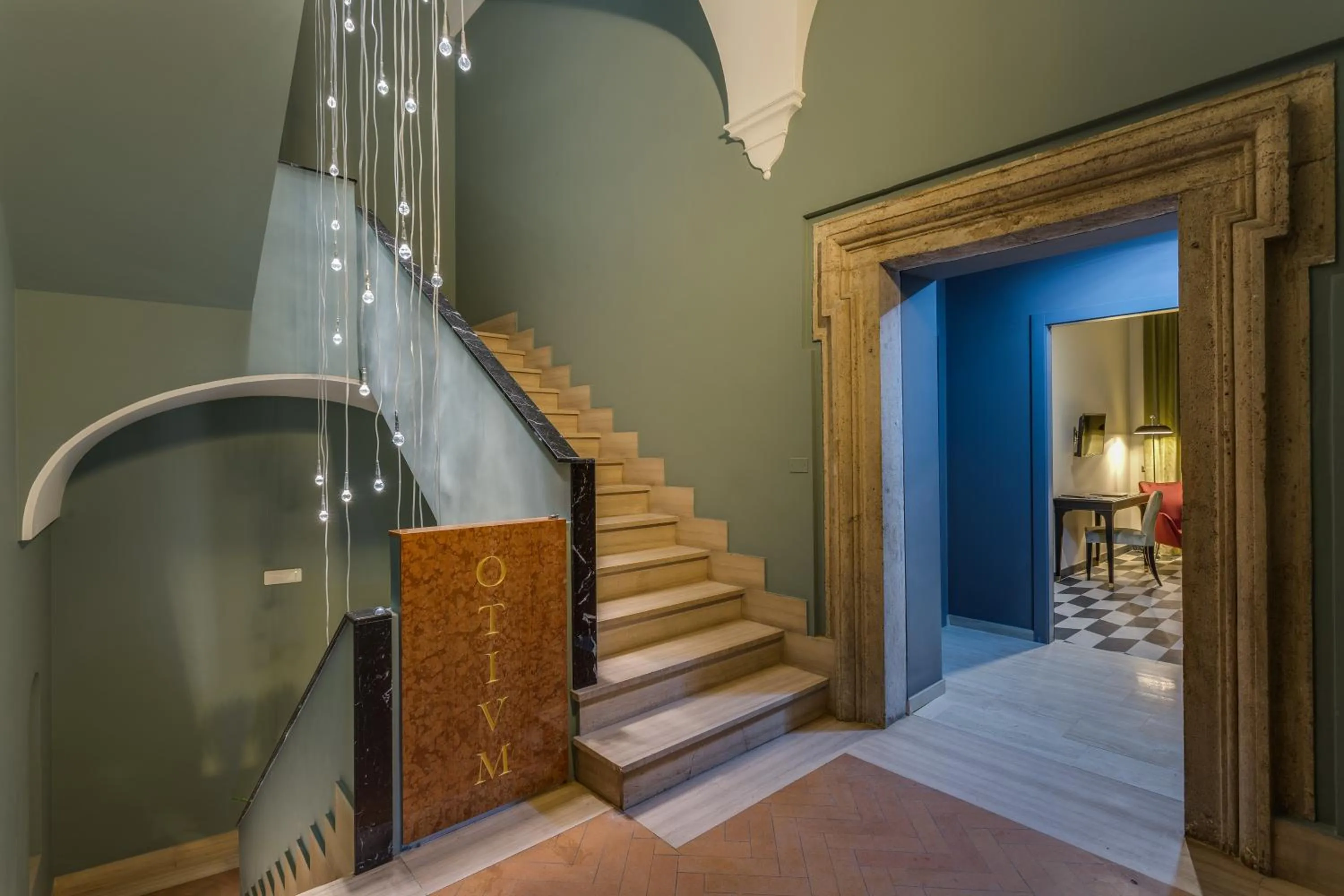 Decorative detail in Otivm Hotel