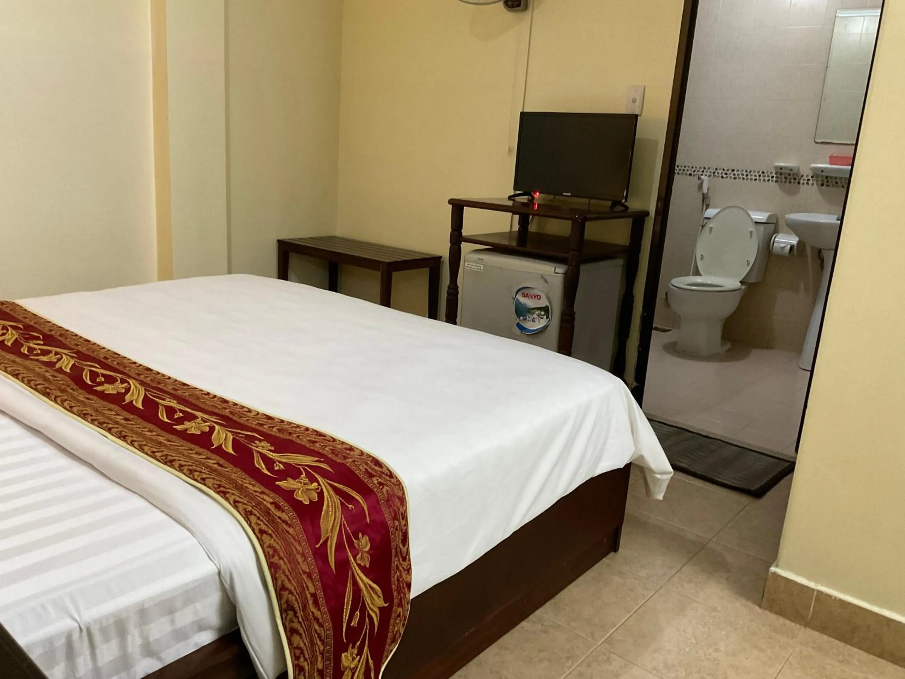 Bed in Khách sạn Minh Châu - Hòa Hưng