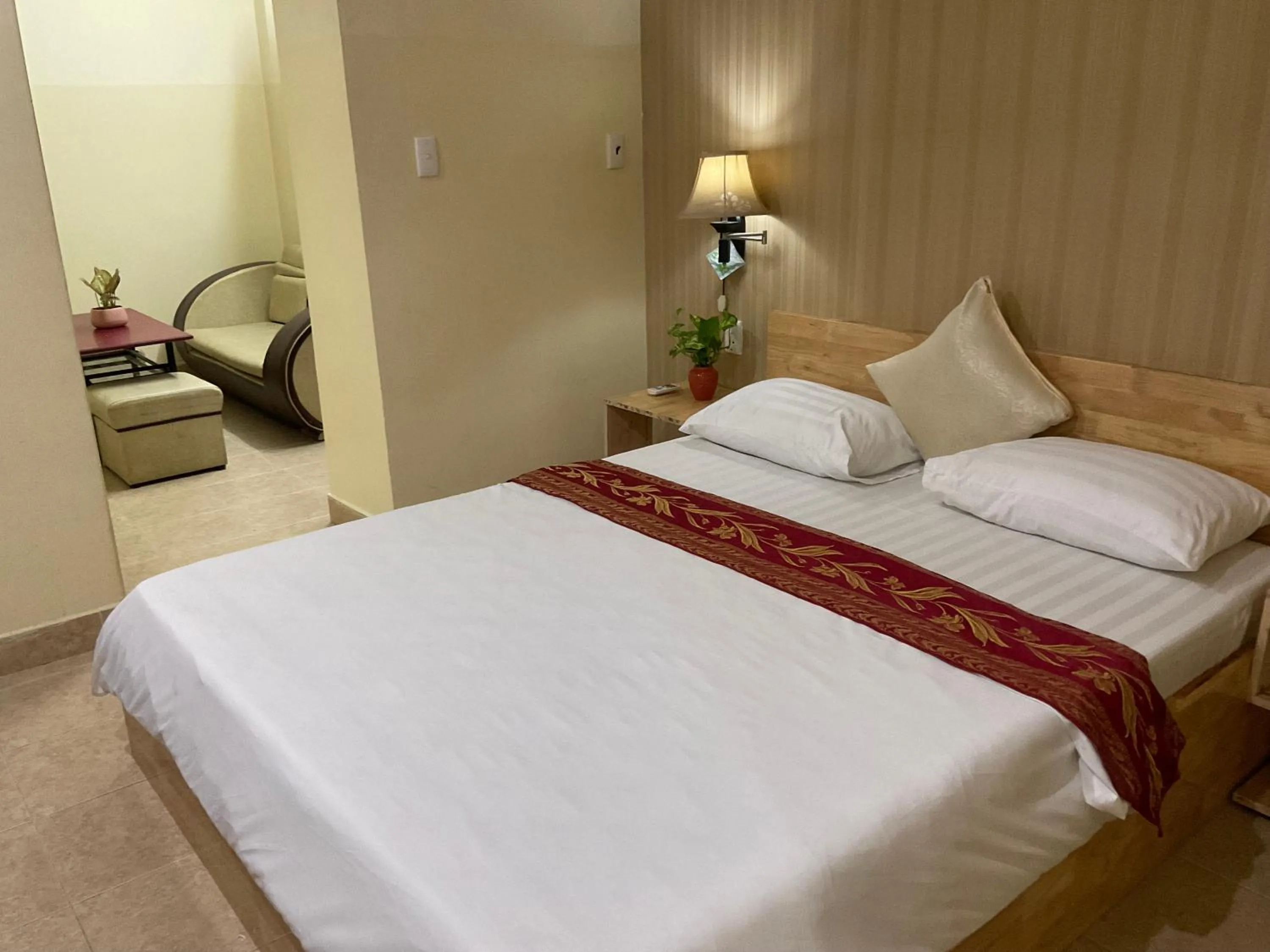 Bed in Khách sạn Minh Châu - Hòa Hưng