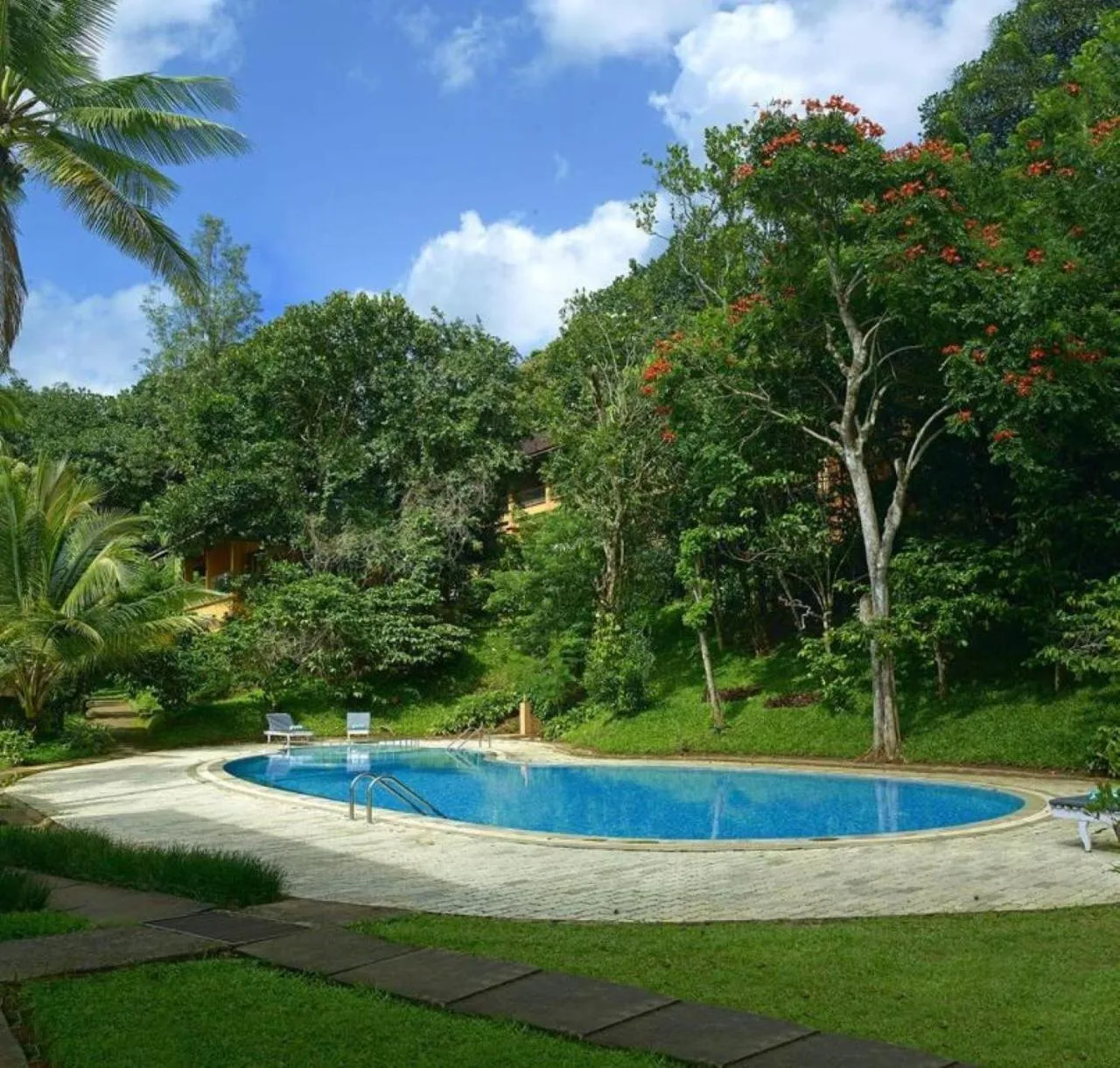 Swimming pool in Abad Green Forest Thekkady