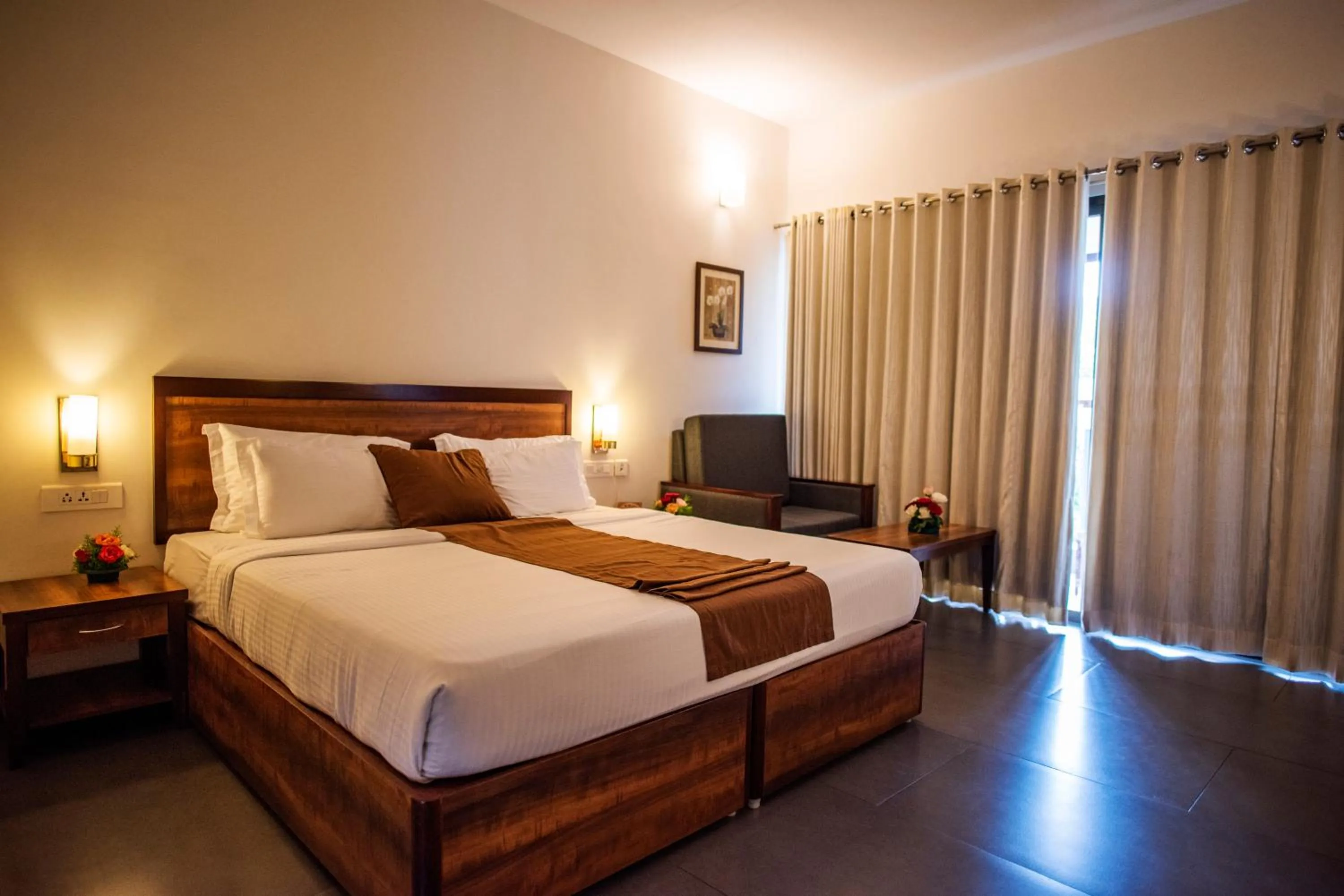 Bedroom, Bed in Abad Green Forest Thekkady