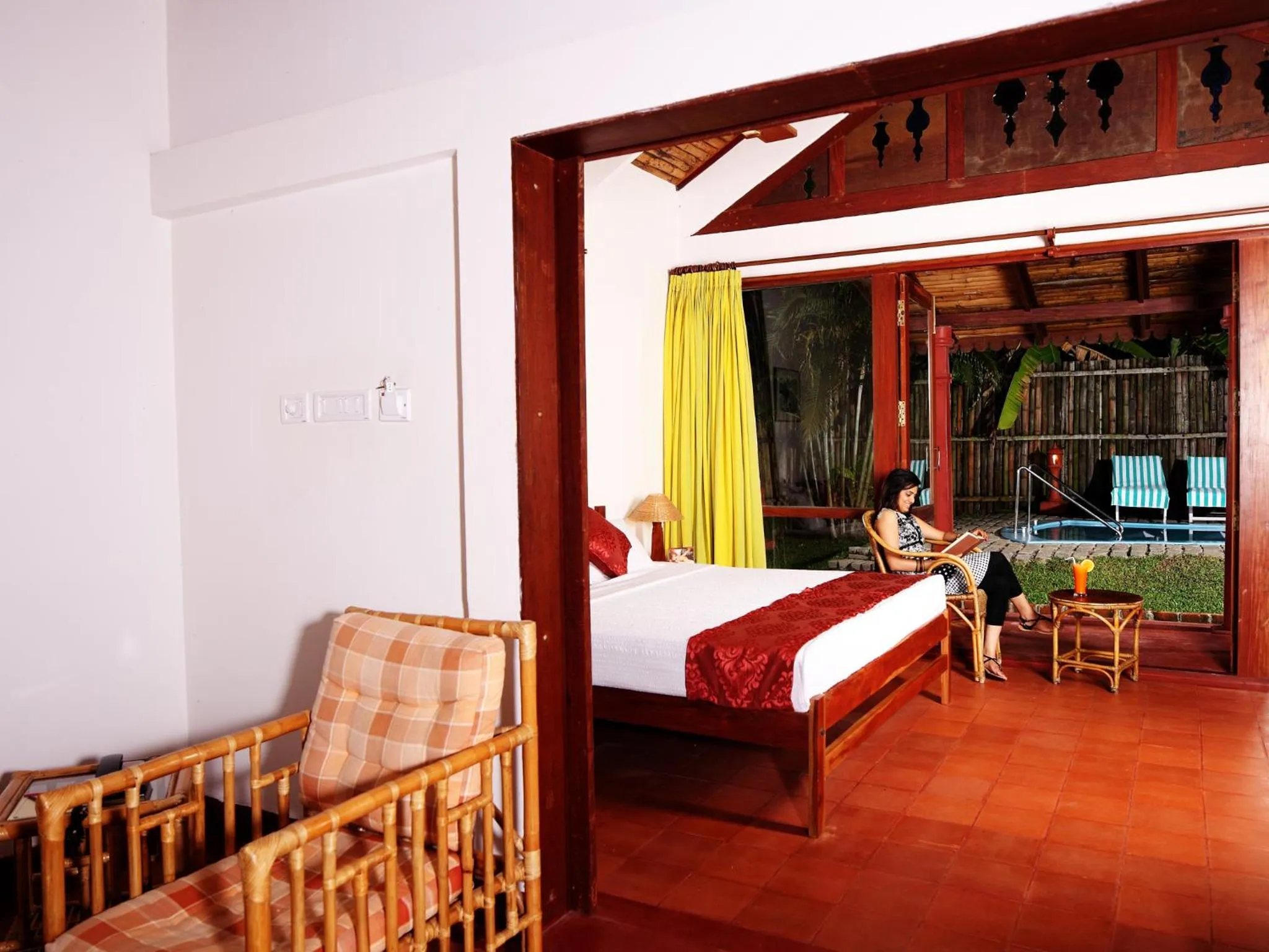 Photo of the whole room, Bed in Abad Whispering Palms